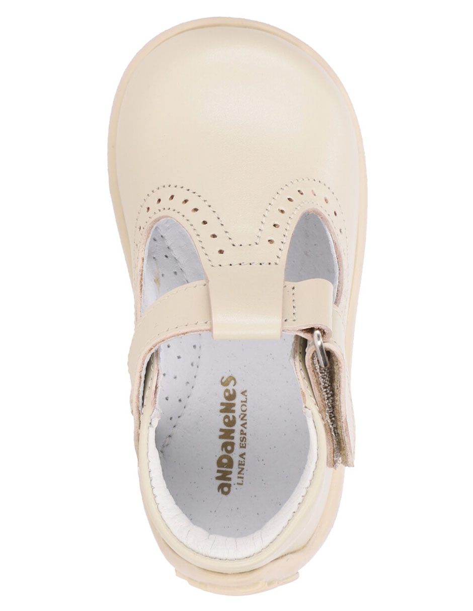 Bota de piel para niña