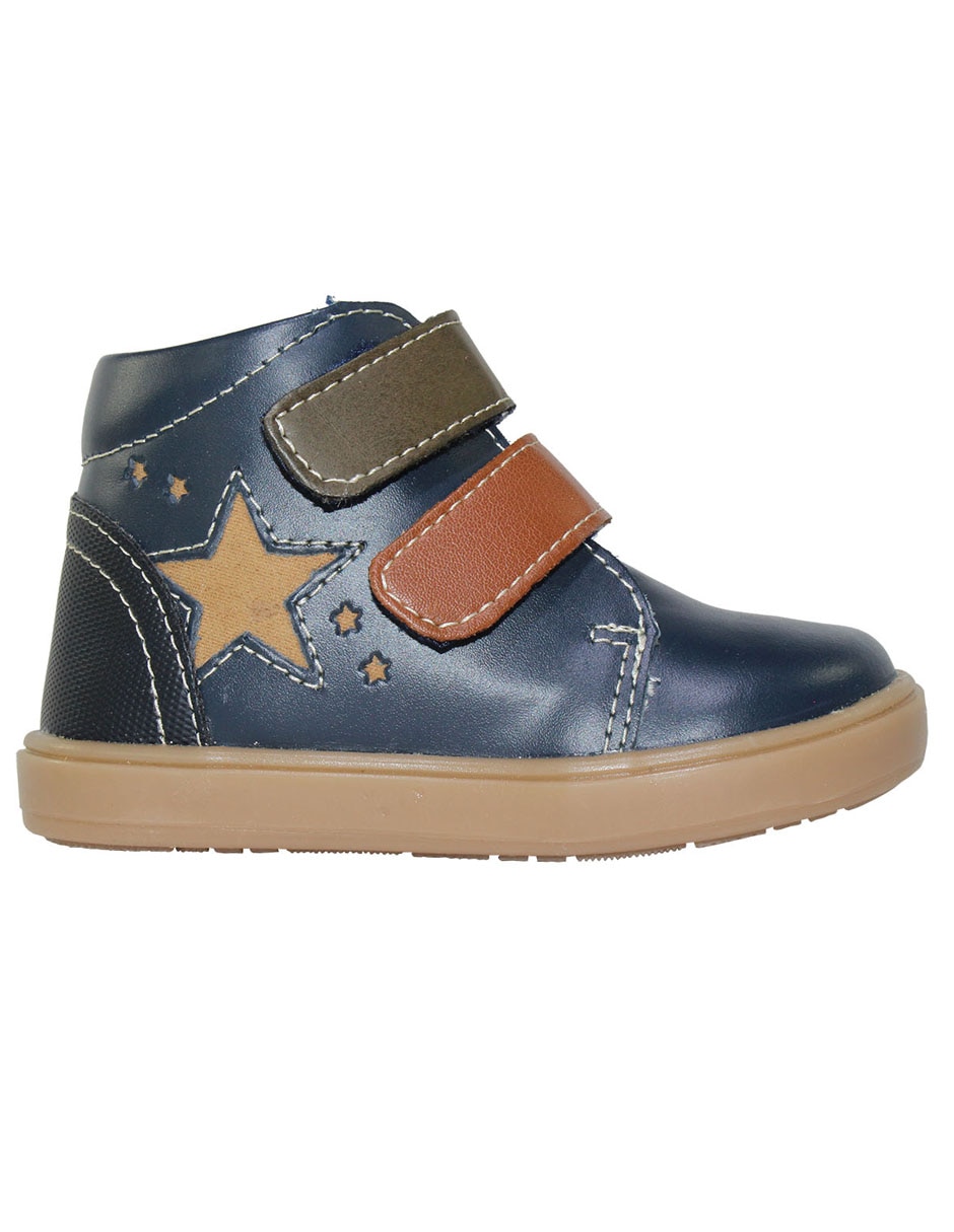 Bota de piel Leon para bebé niño