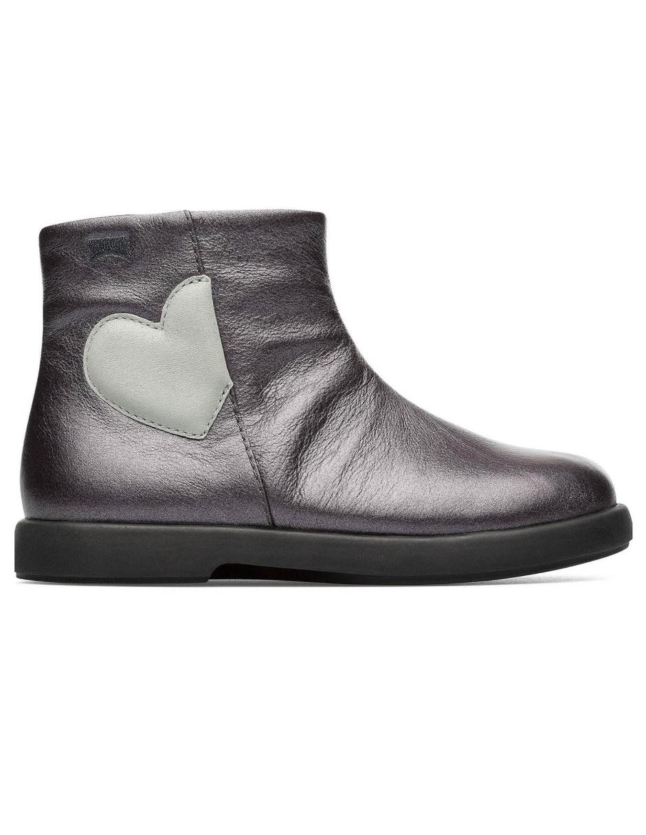 Bota de piel para niña