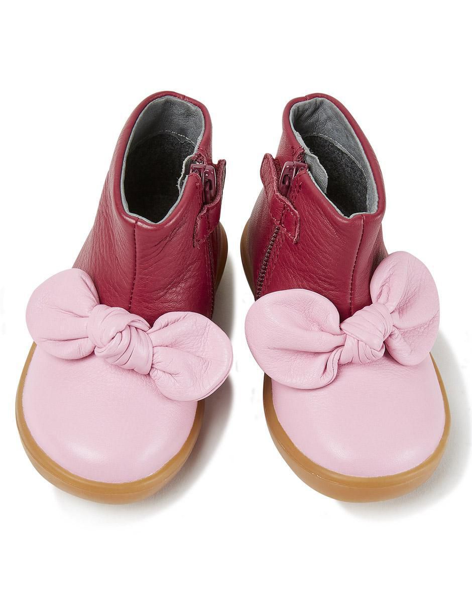 Bota de piel para niña