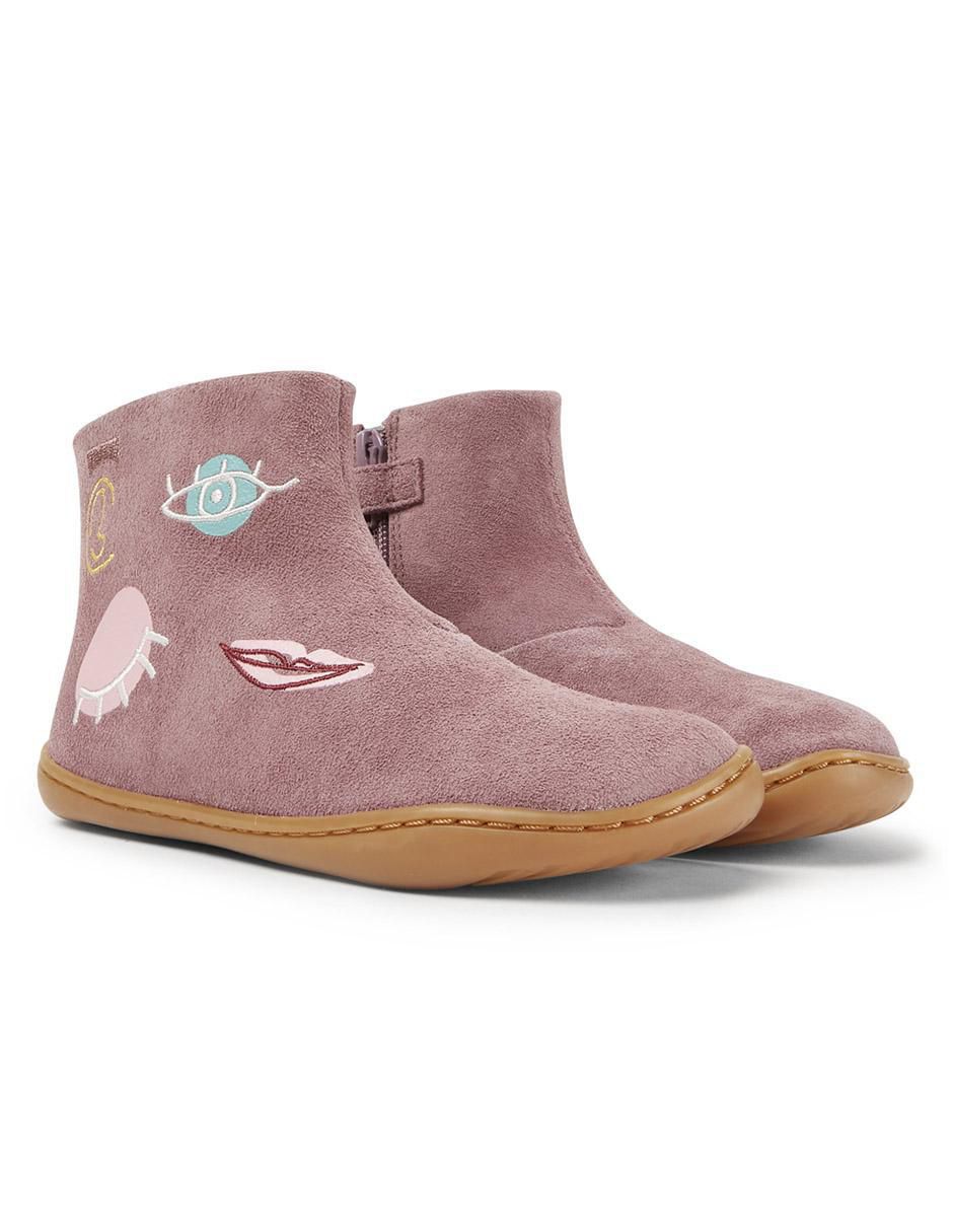 Bota de piel para niña