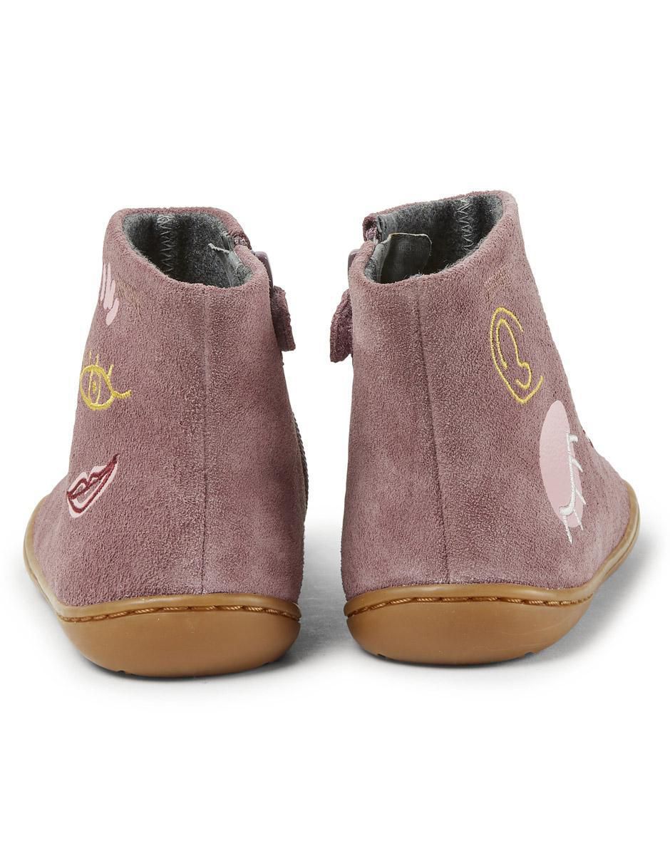 Bota de piel para niña