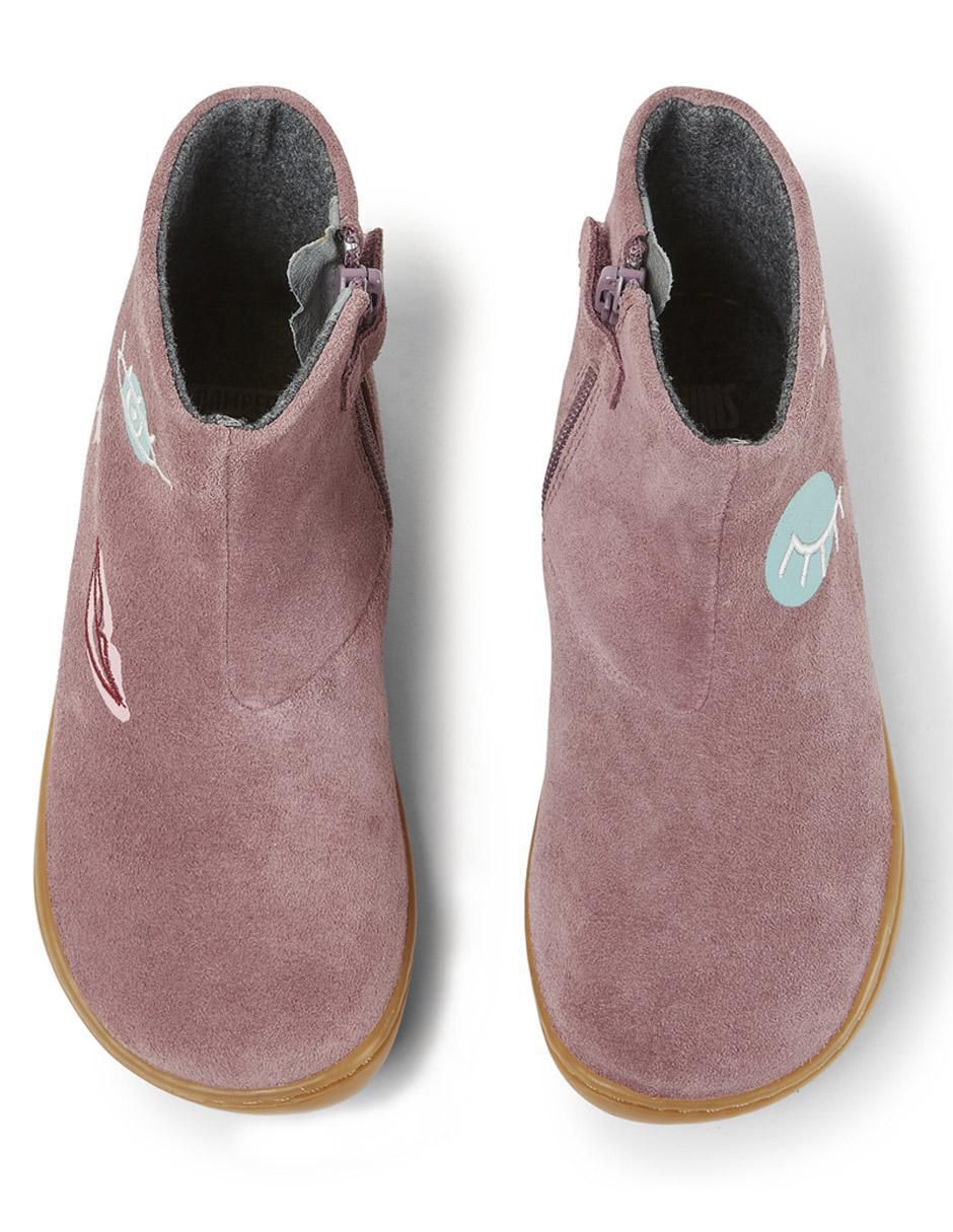 Bota de piel para niña
