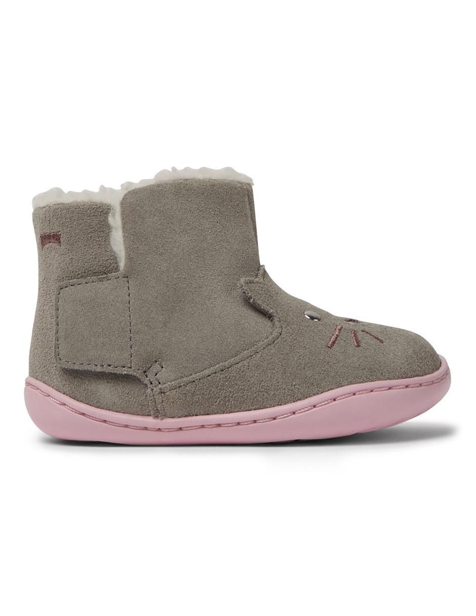 Bota de piel para niña