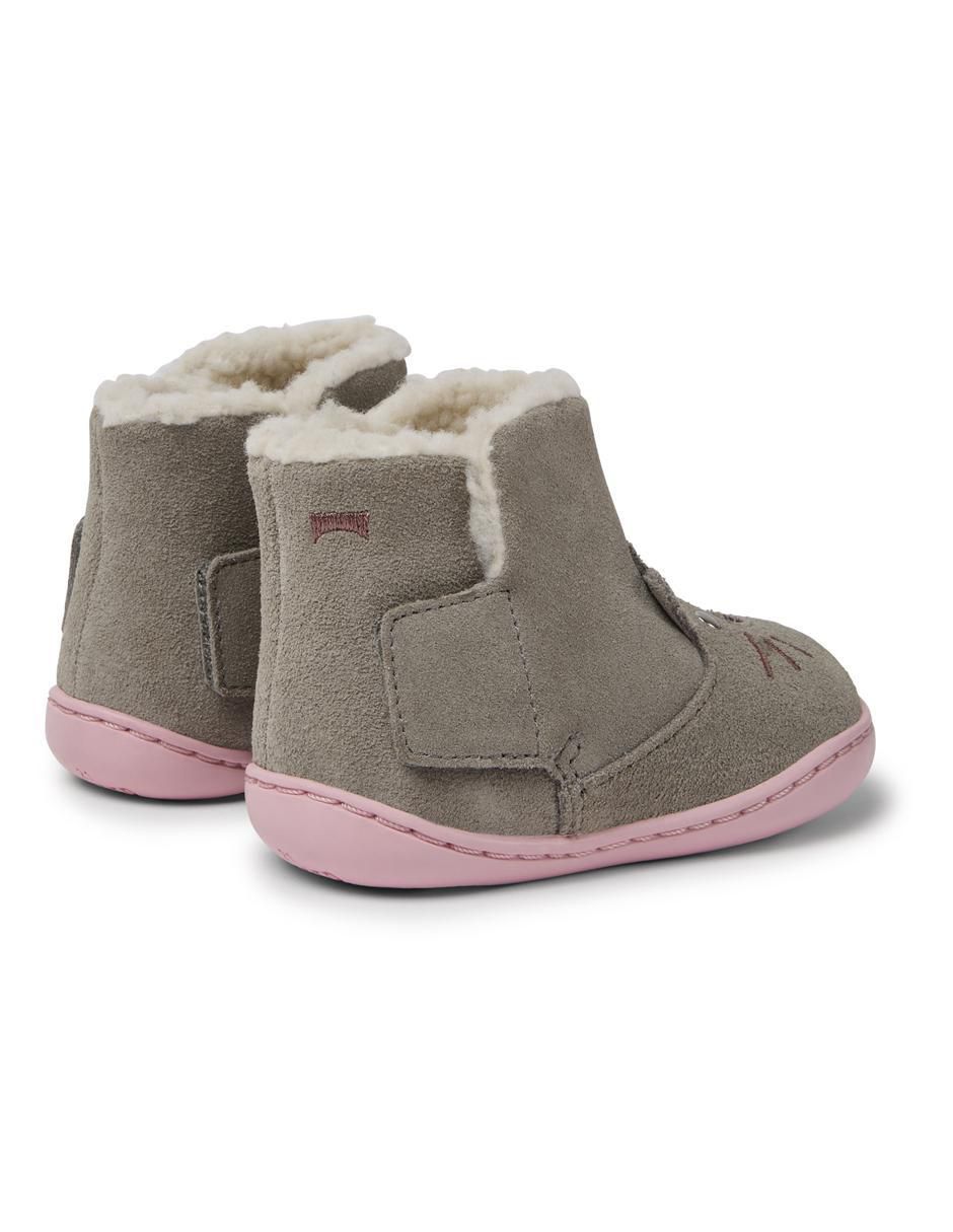 Bota de piel para niña