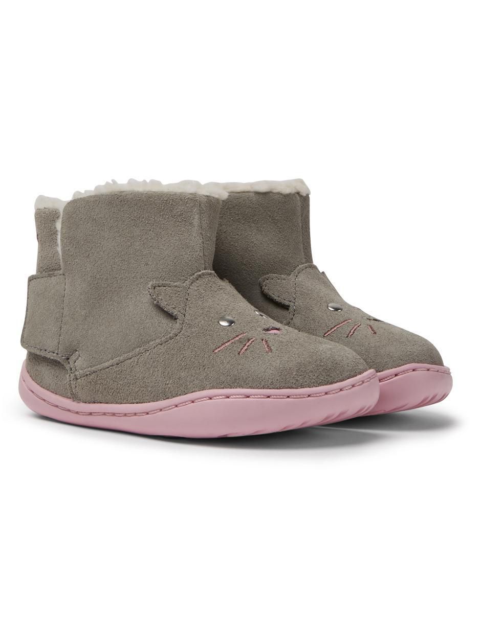 Bota de piel para niña