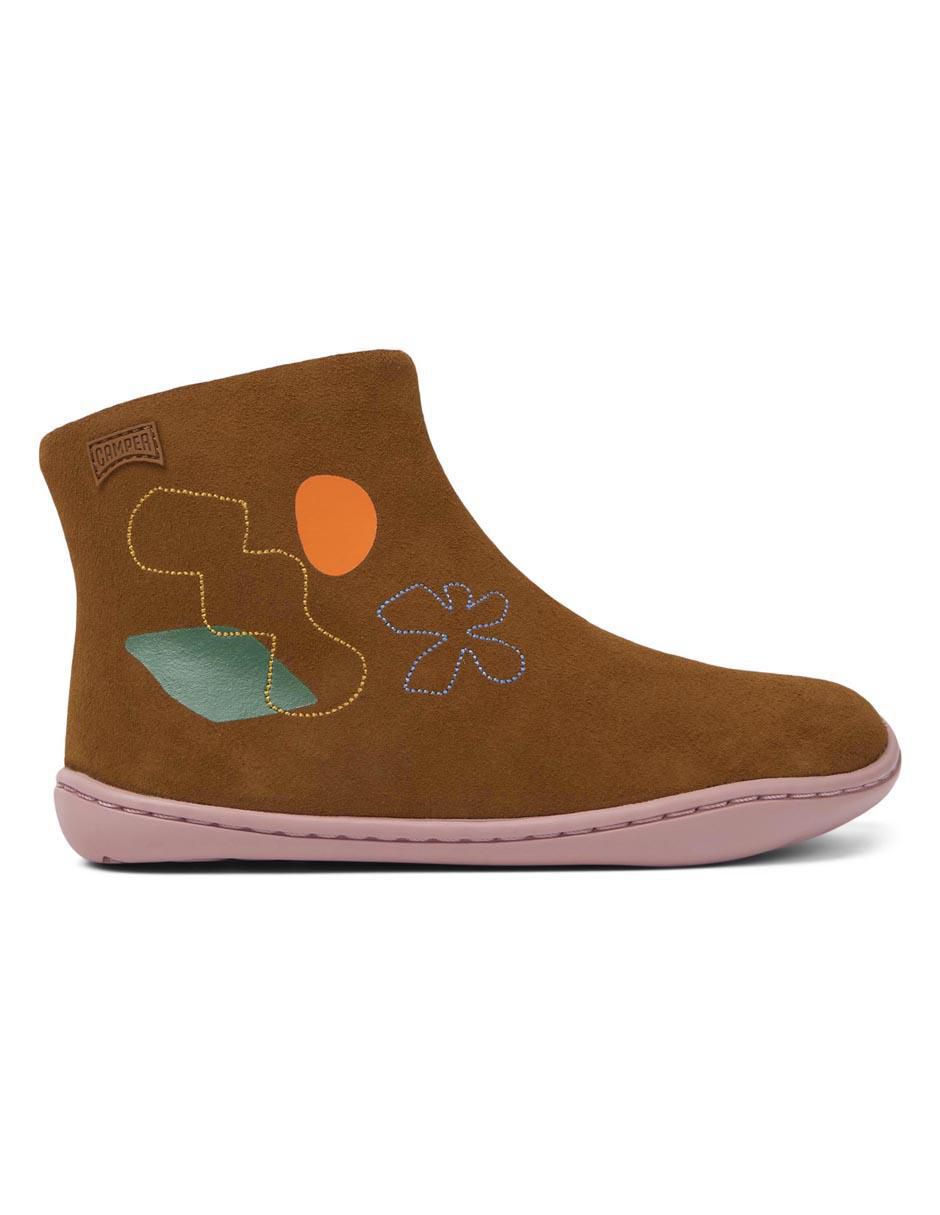 Bota de piel para niña