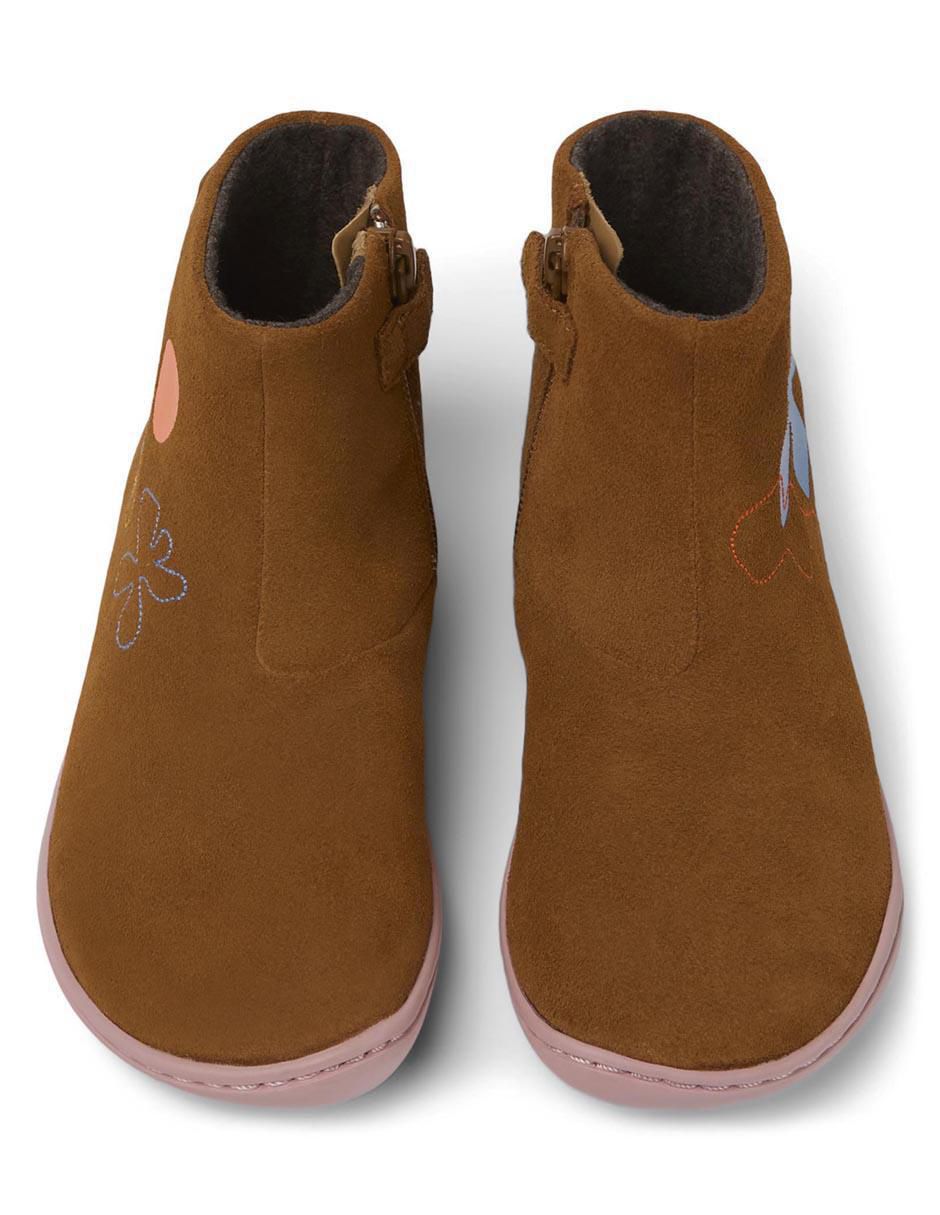 Bota de piel para niña