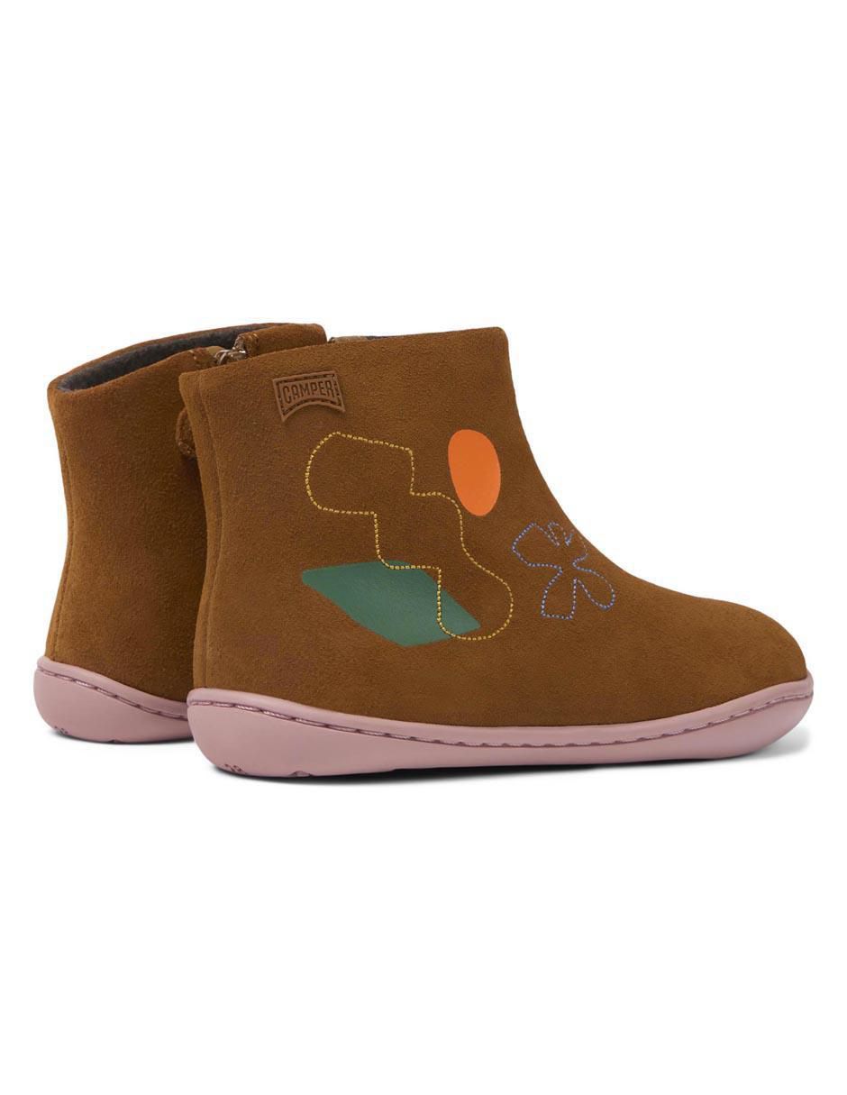 Bota de piel para niña
