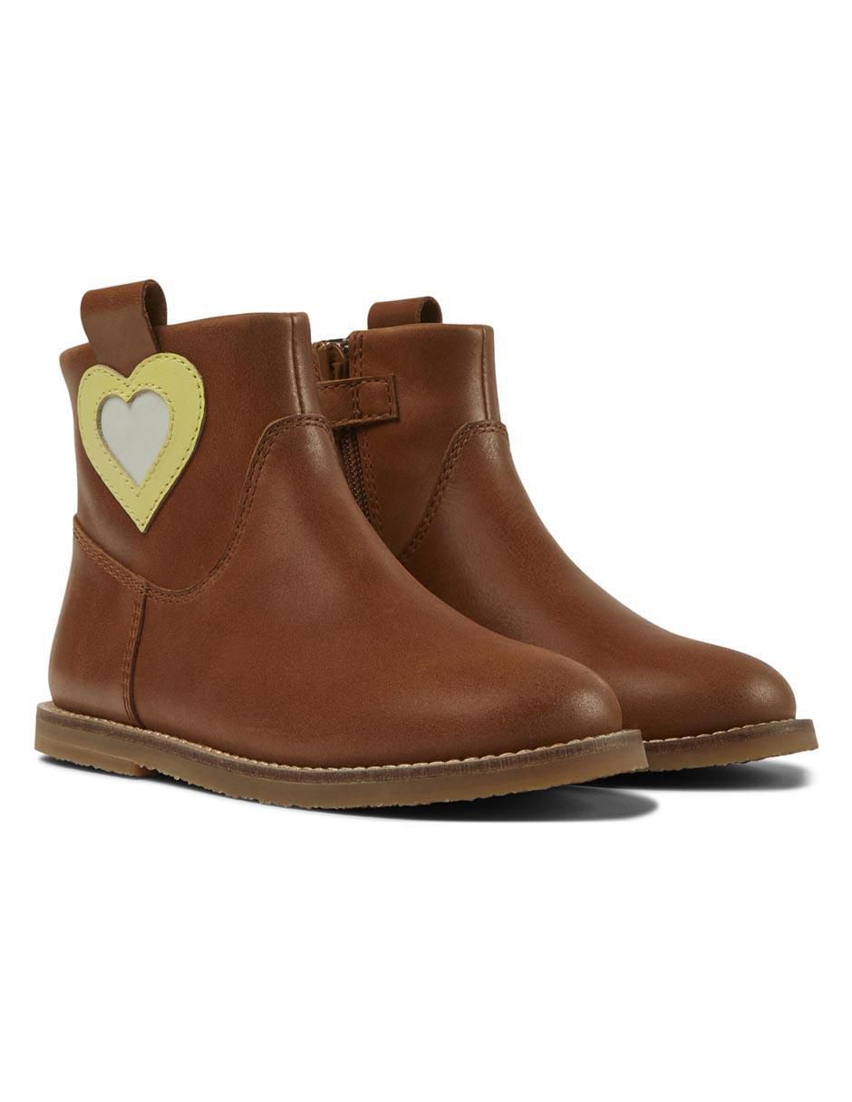 Bota de piel para niña