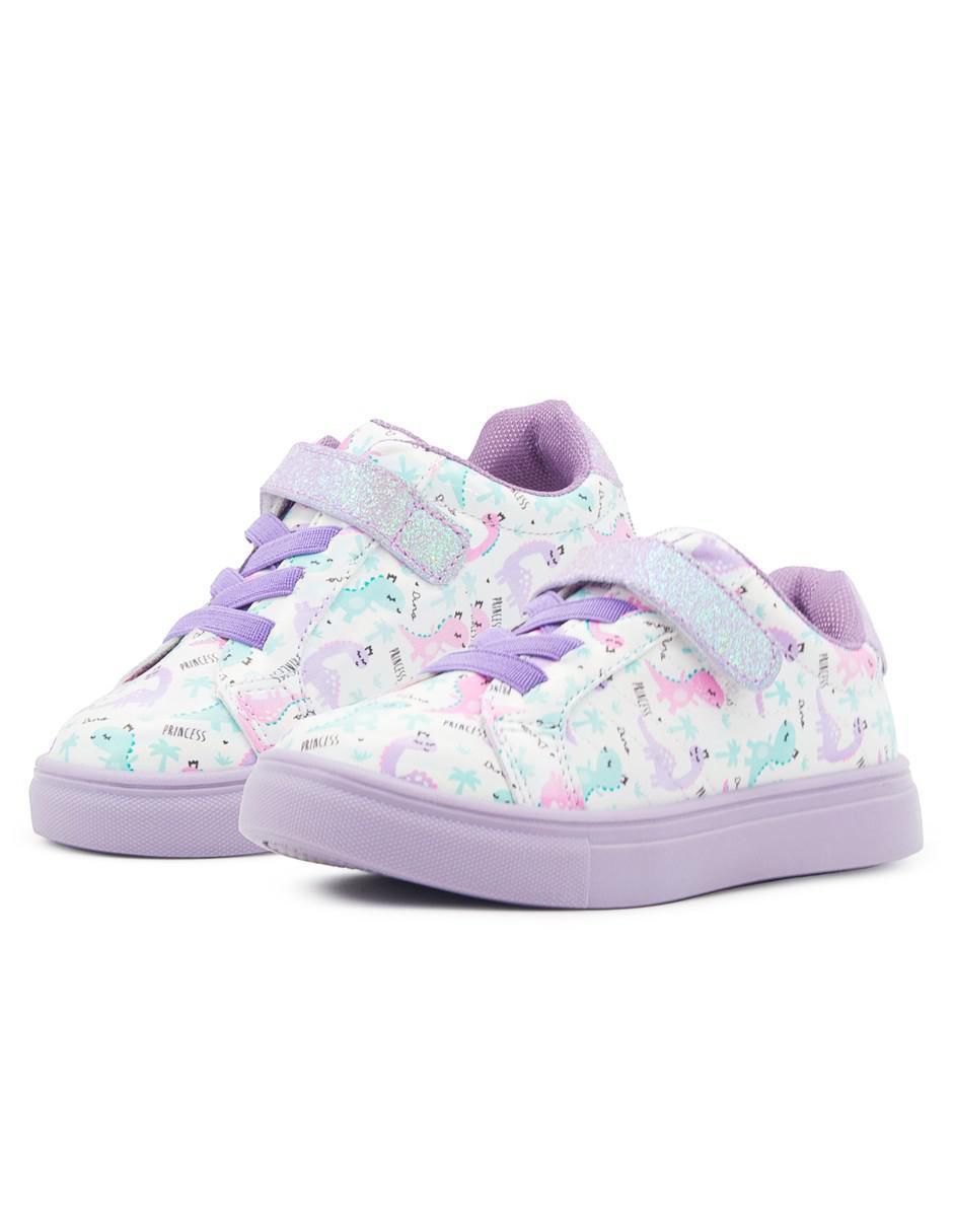 Tenis para niña Dinosaurios