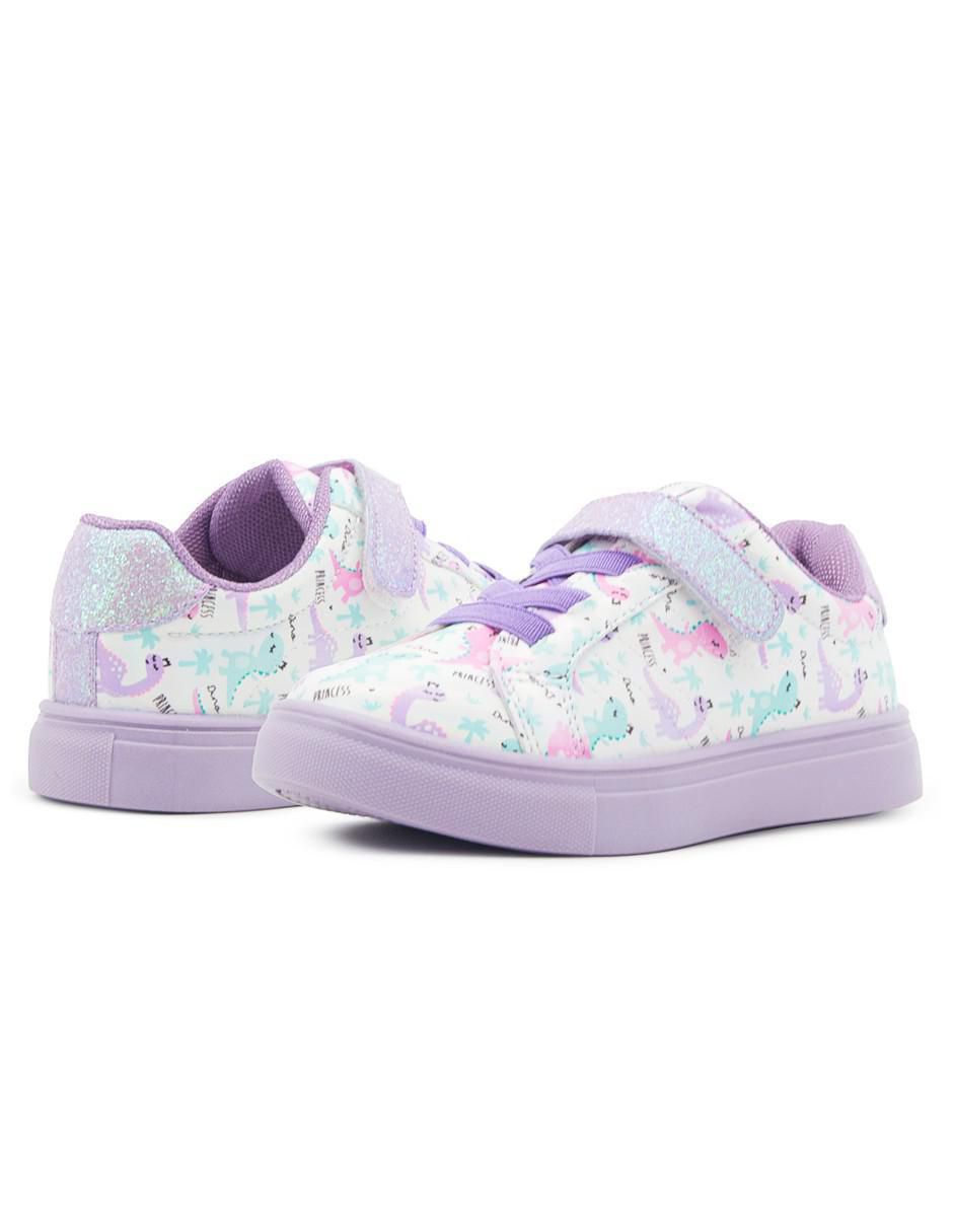 Tenis para niña Dinosaurios