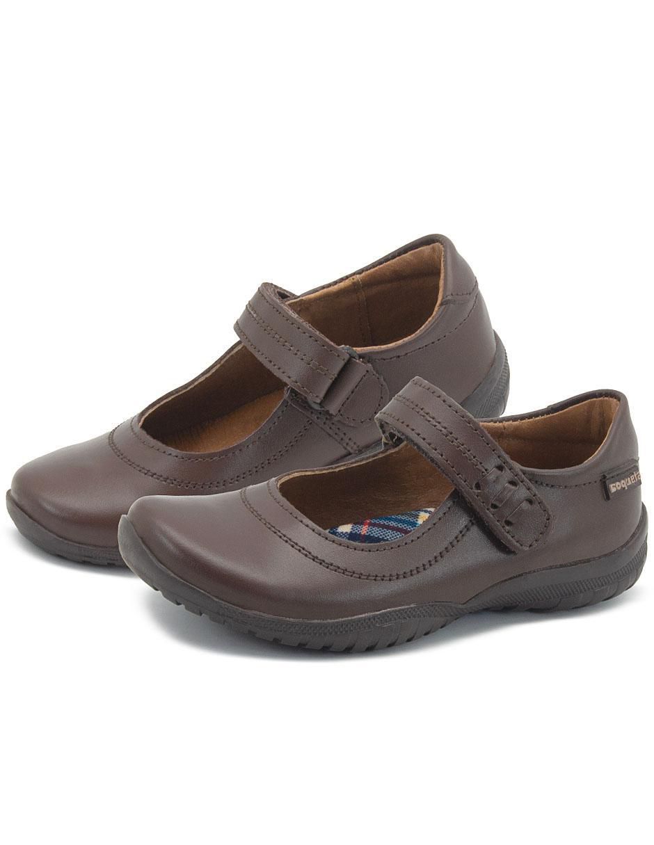 Zapato Mary Jane Coqueta de piel para niña 6
