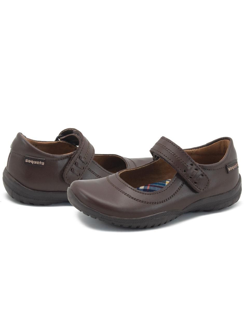Zapato Mary Jane Coqueta de piel para niña 5