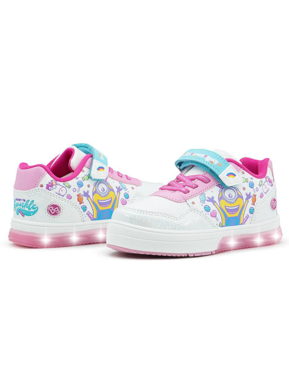 Tenis con luz para niña Back To School Minions