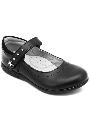 Zapato Back To School de piel para niña