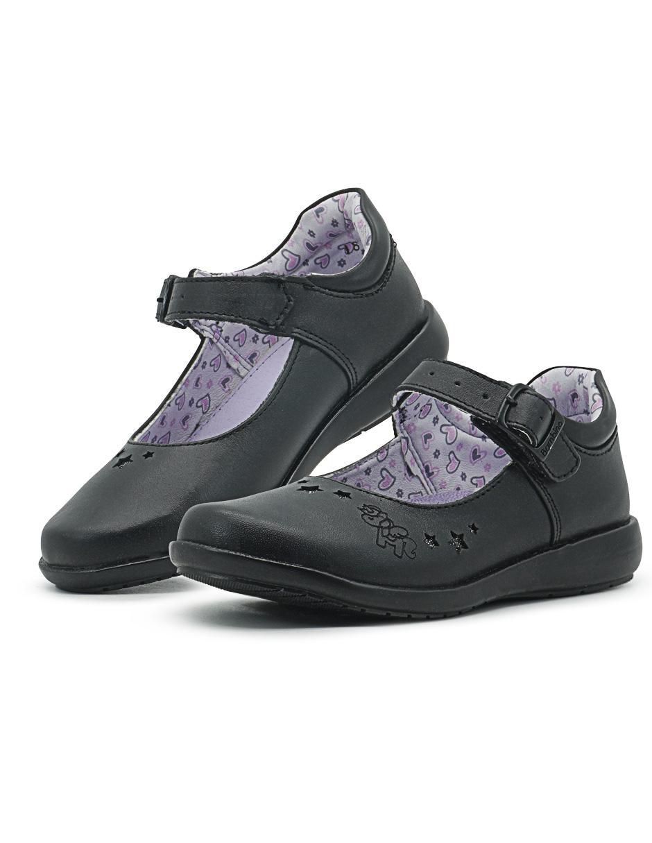 Zapato Back To School de piel para niña 2
