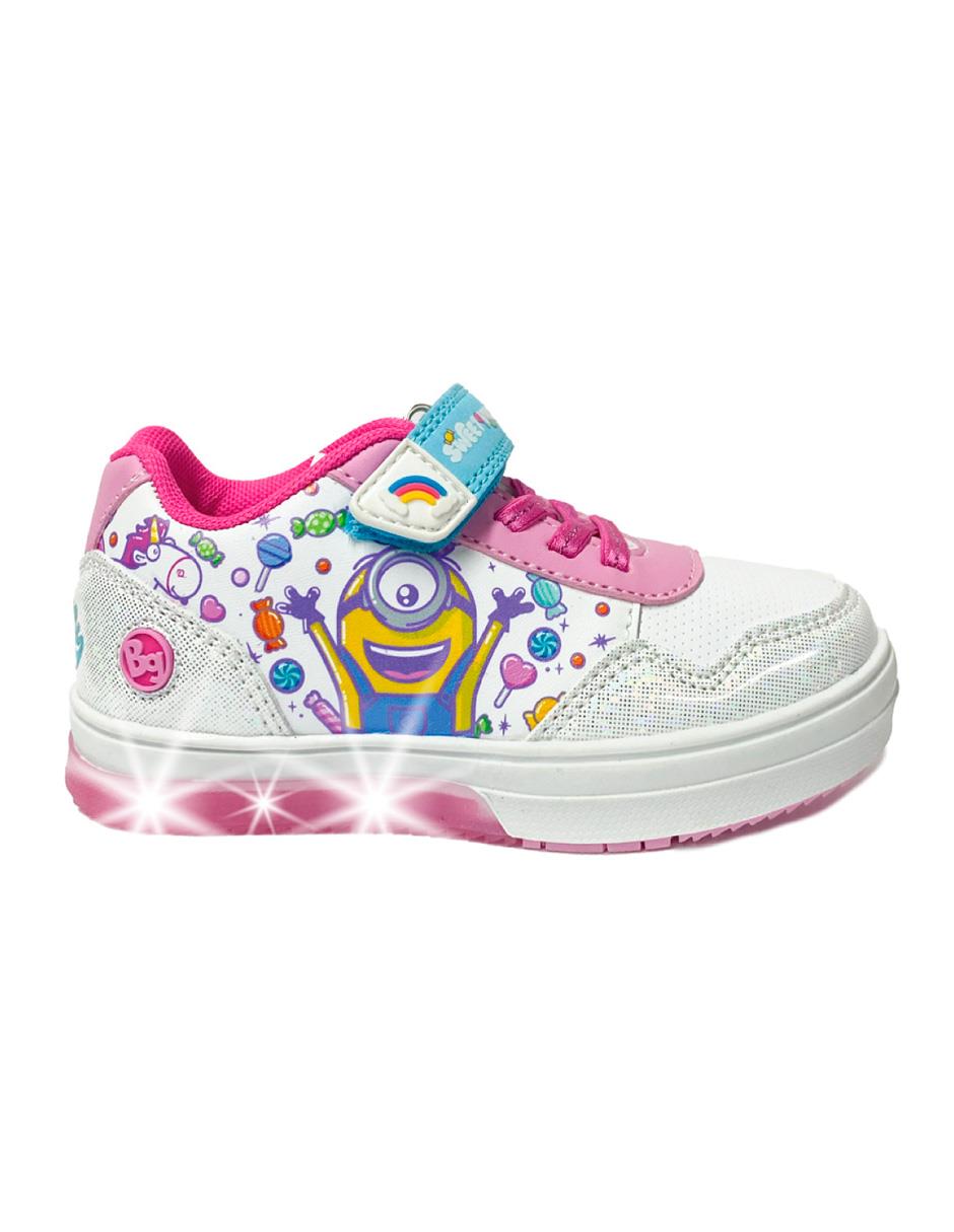 Tenis con luz Bubble Gummers para niña Minions