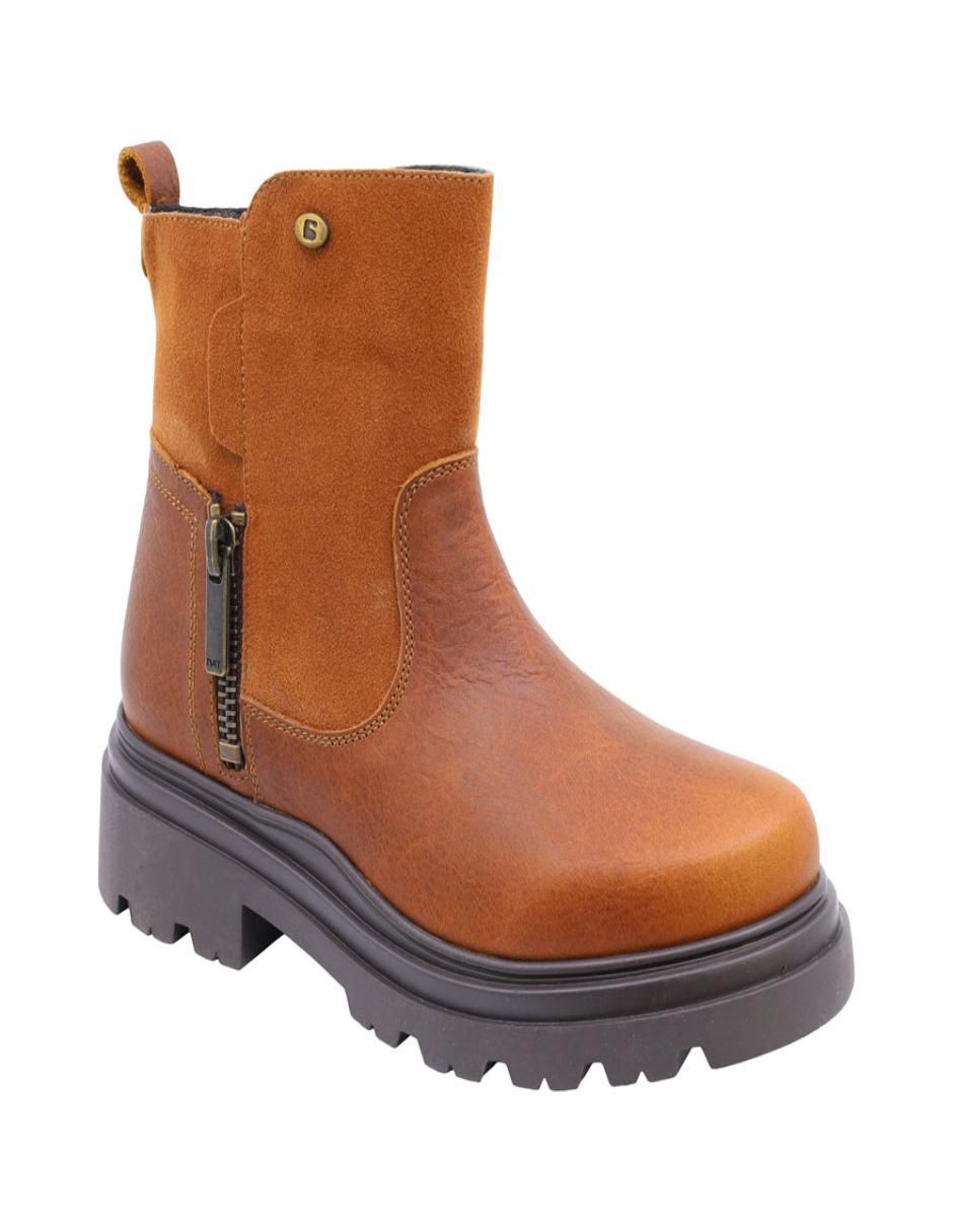 Bota de piel para niña