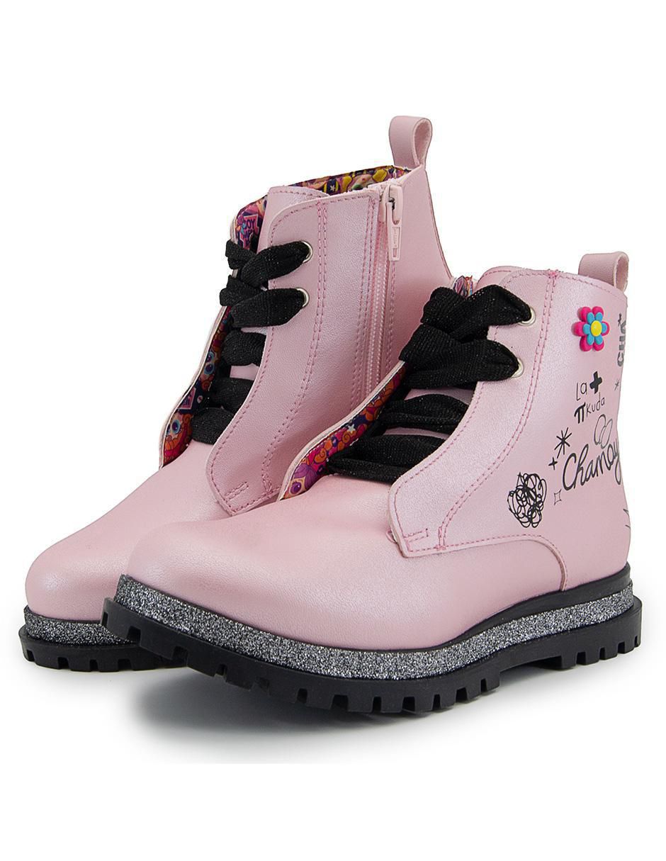 Bota Combat Boots Chamoy para niña 2