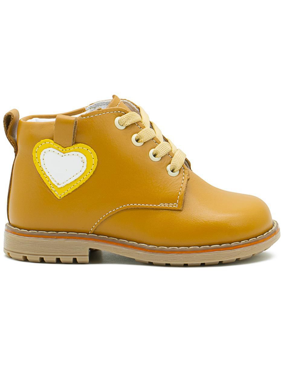 Bota de piel Preandante para niña