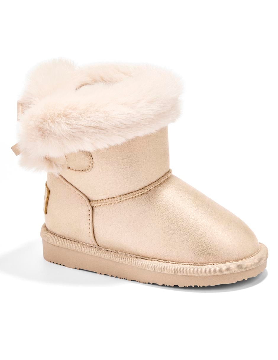 Bota de piel para niña