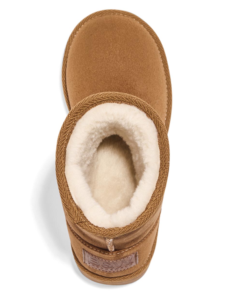 Bota de piel para niña