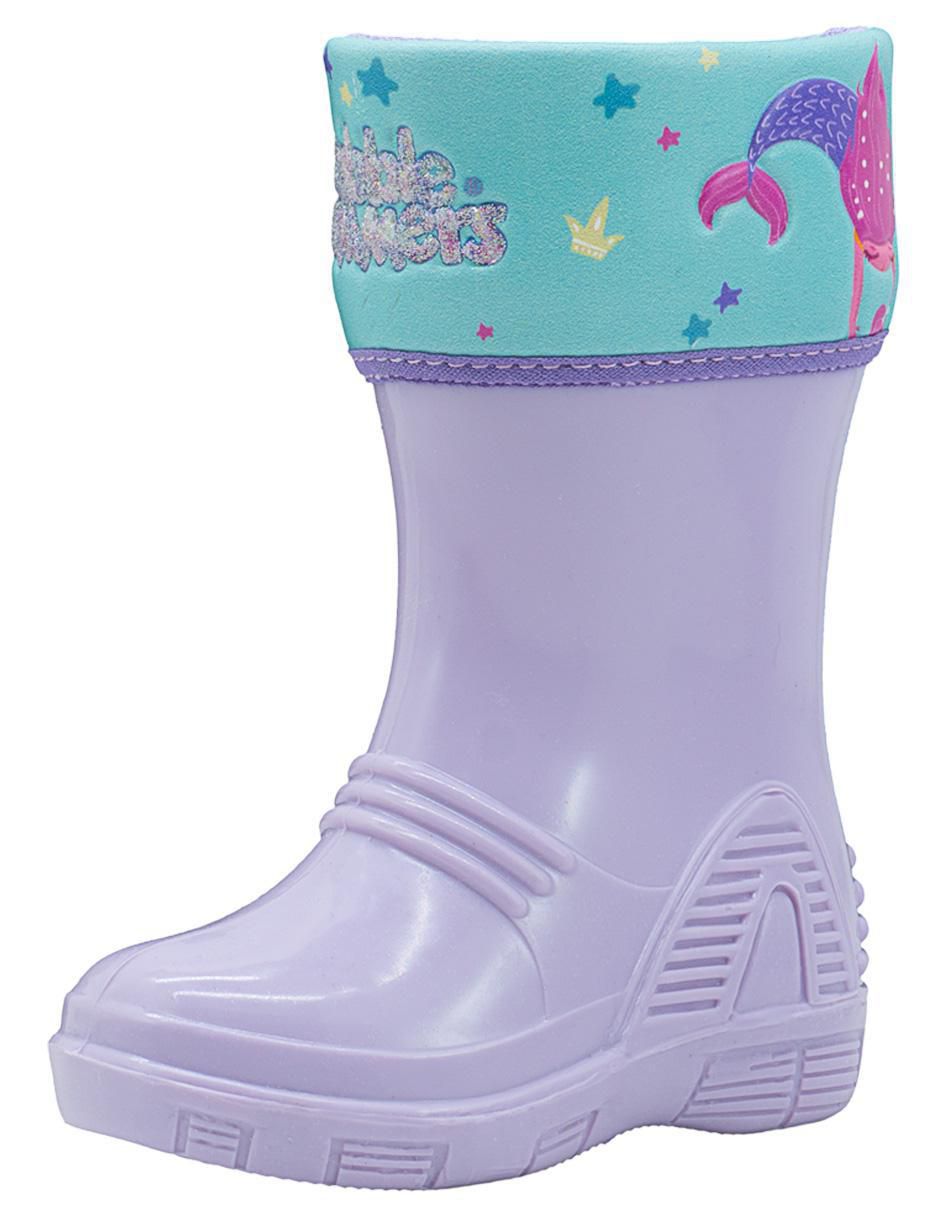 Bota de lluvia Trendy Sirena para niña