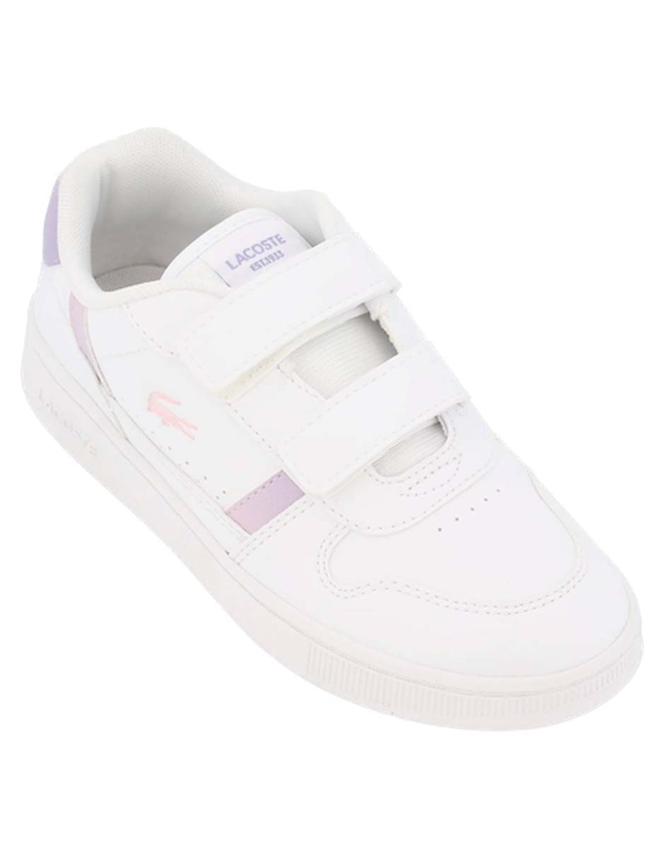 Tenis Lacoste para niña T-Clip Set