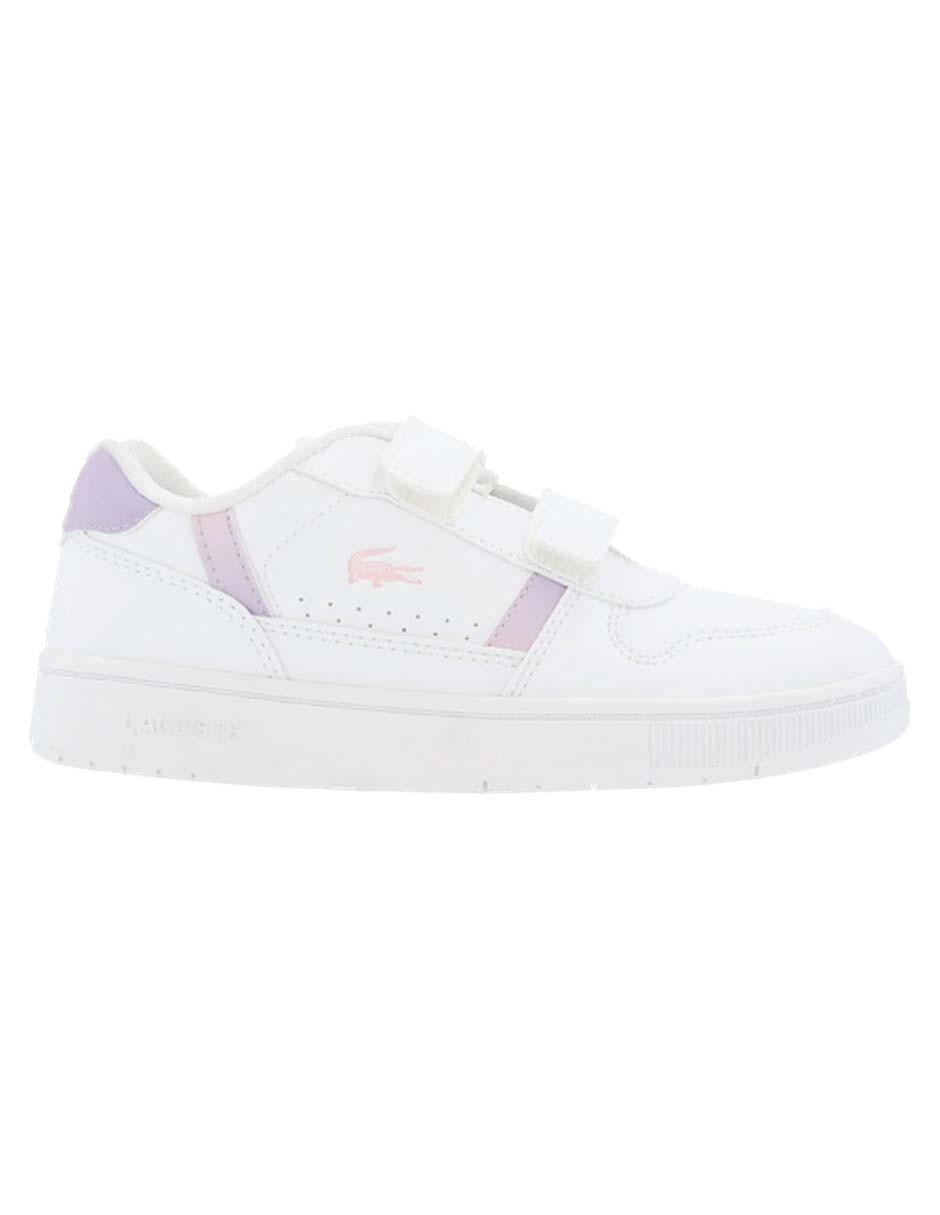 Tenis Lacoste para niña T-Clip Set
