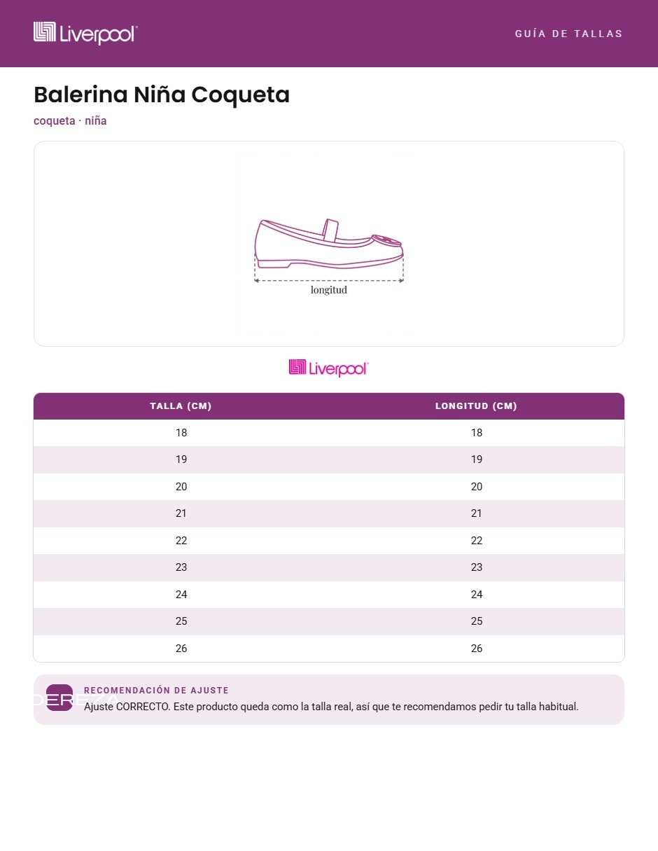 Zapato para niña