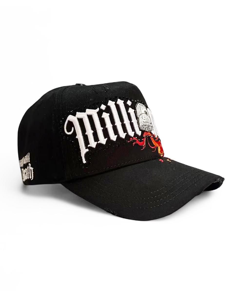 Gorra visera curva snapback casual Millonario Colaboración Trecha para hombre 5
