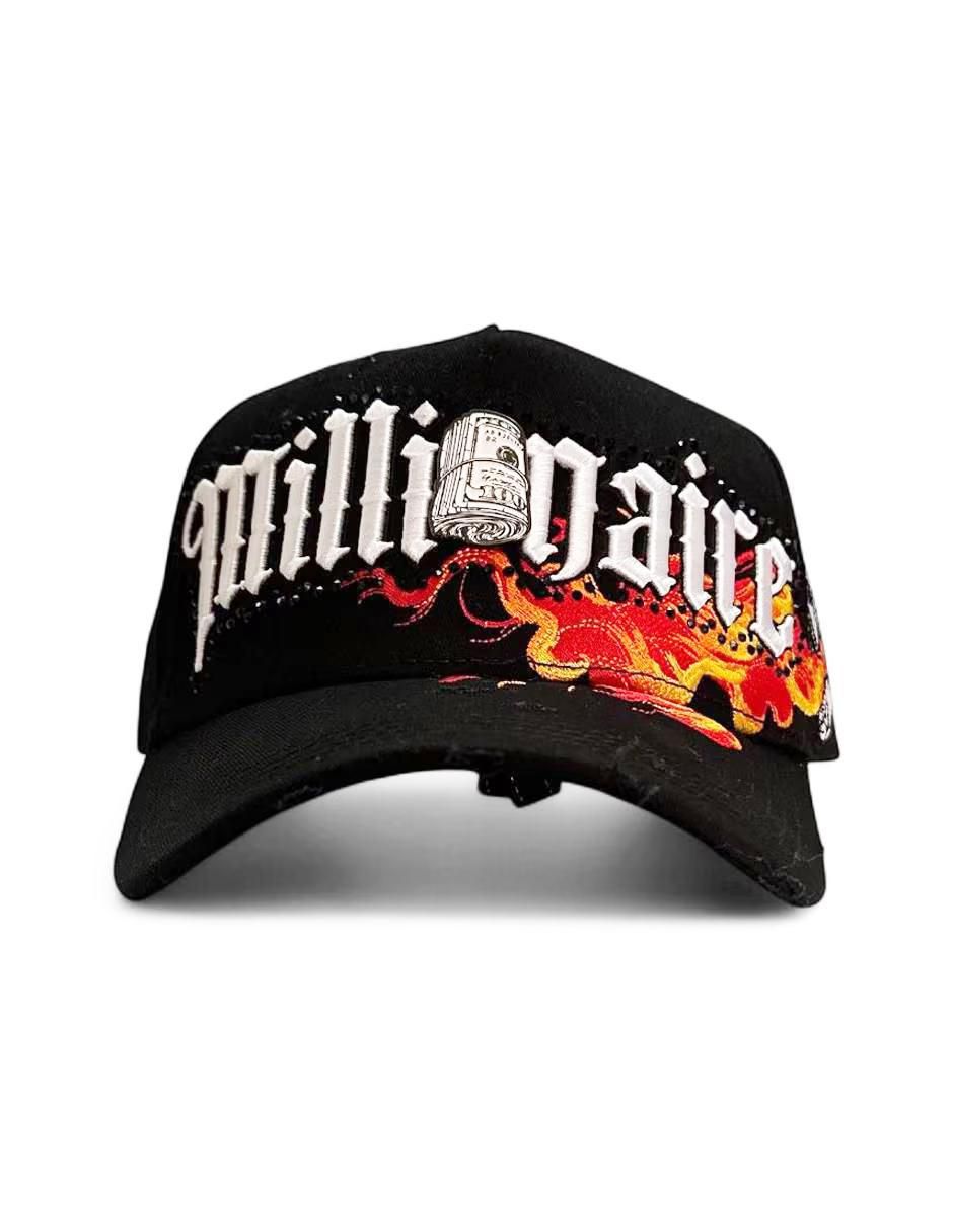 Gorra visera curva snapback casual Millonario Colaboración Trecha para hombre 4