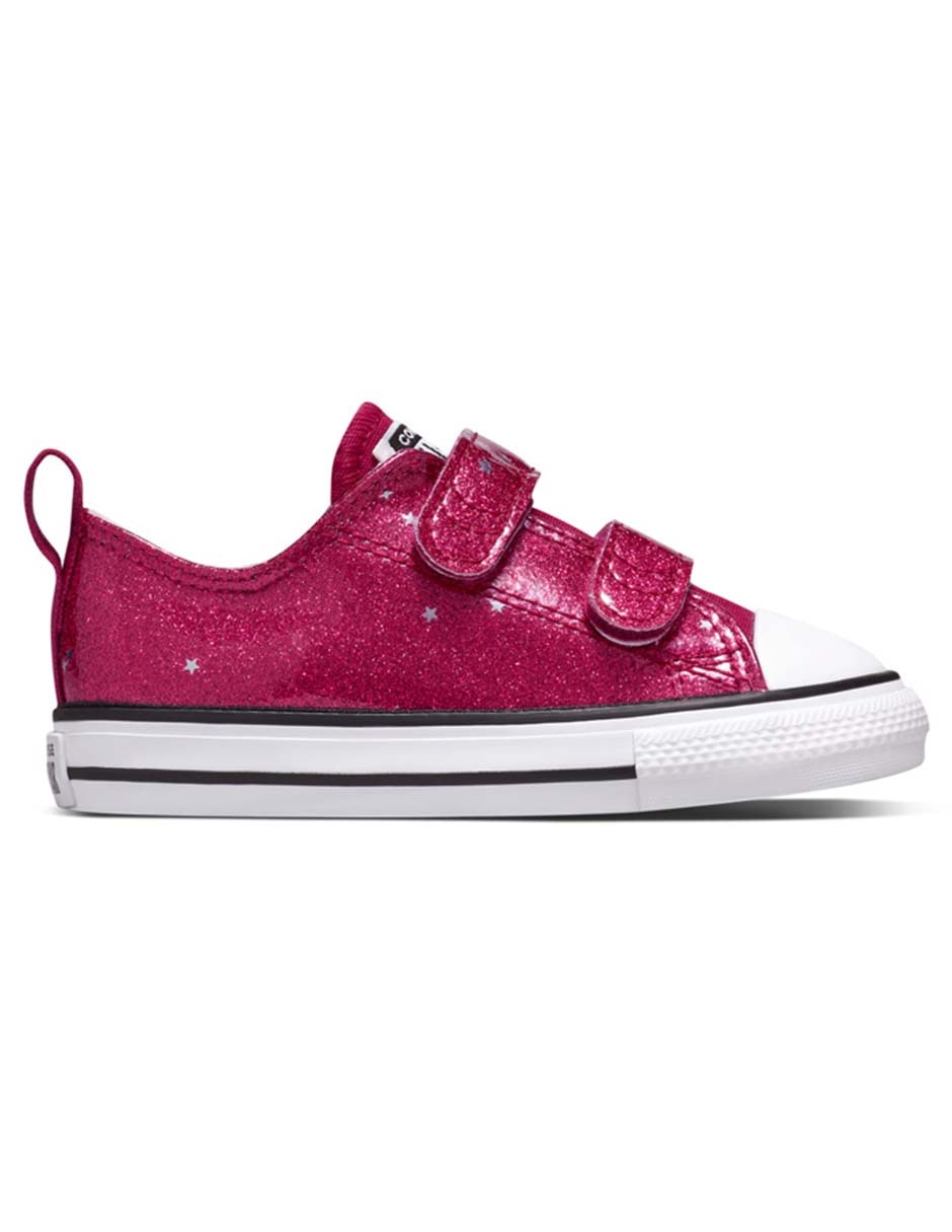 Tenis para niña bebé Varsity Glitter Tenis para niña bebé Varsity Glitter