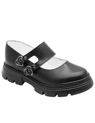 Zapato Back To School de piel para niña