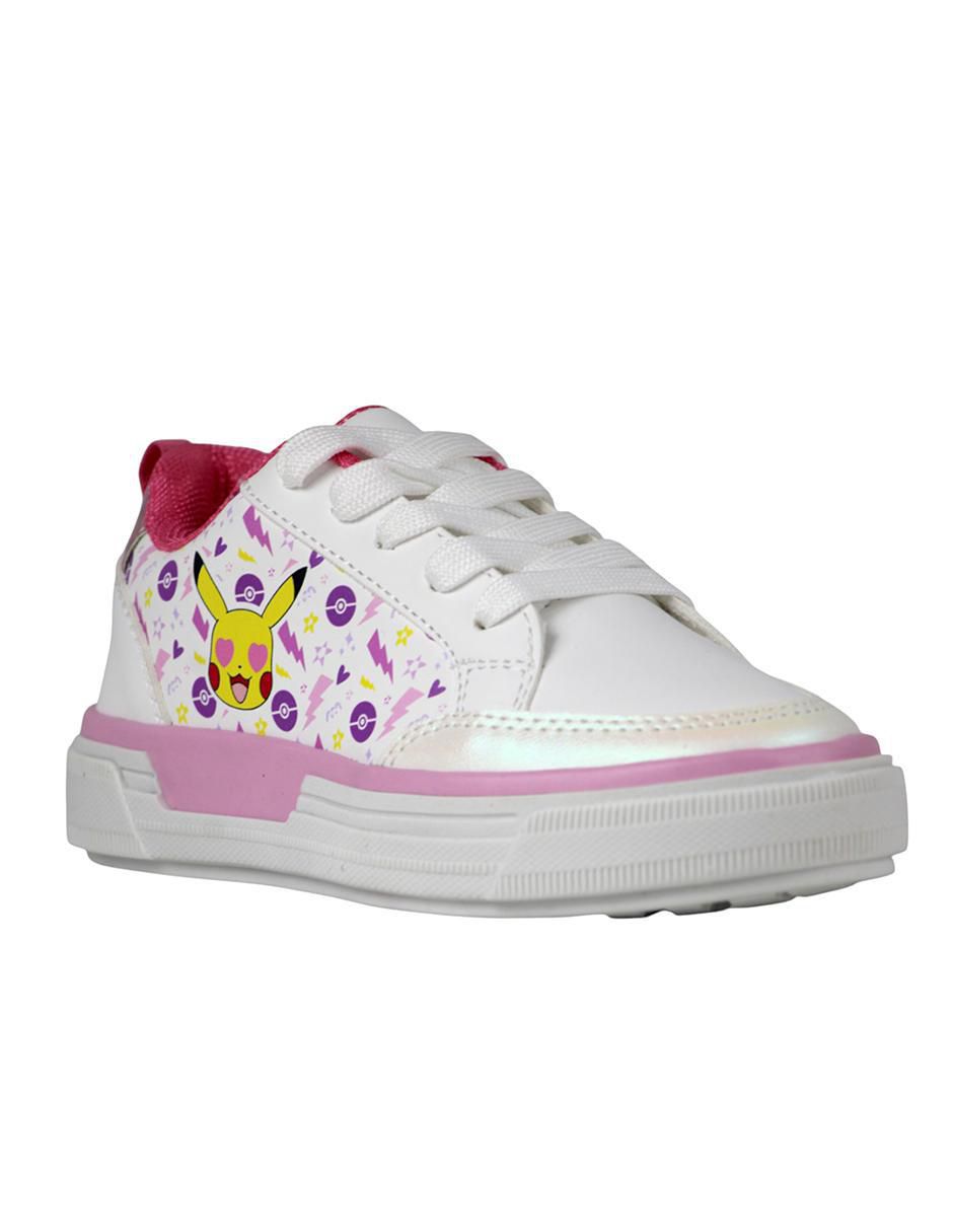 Tenis Kuali Shoes para niña Pokémon Pikachu