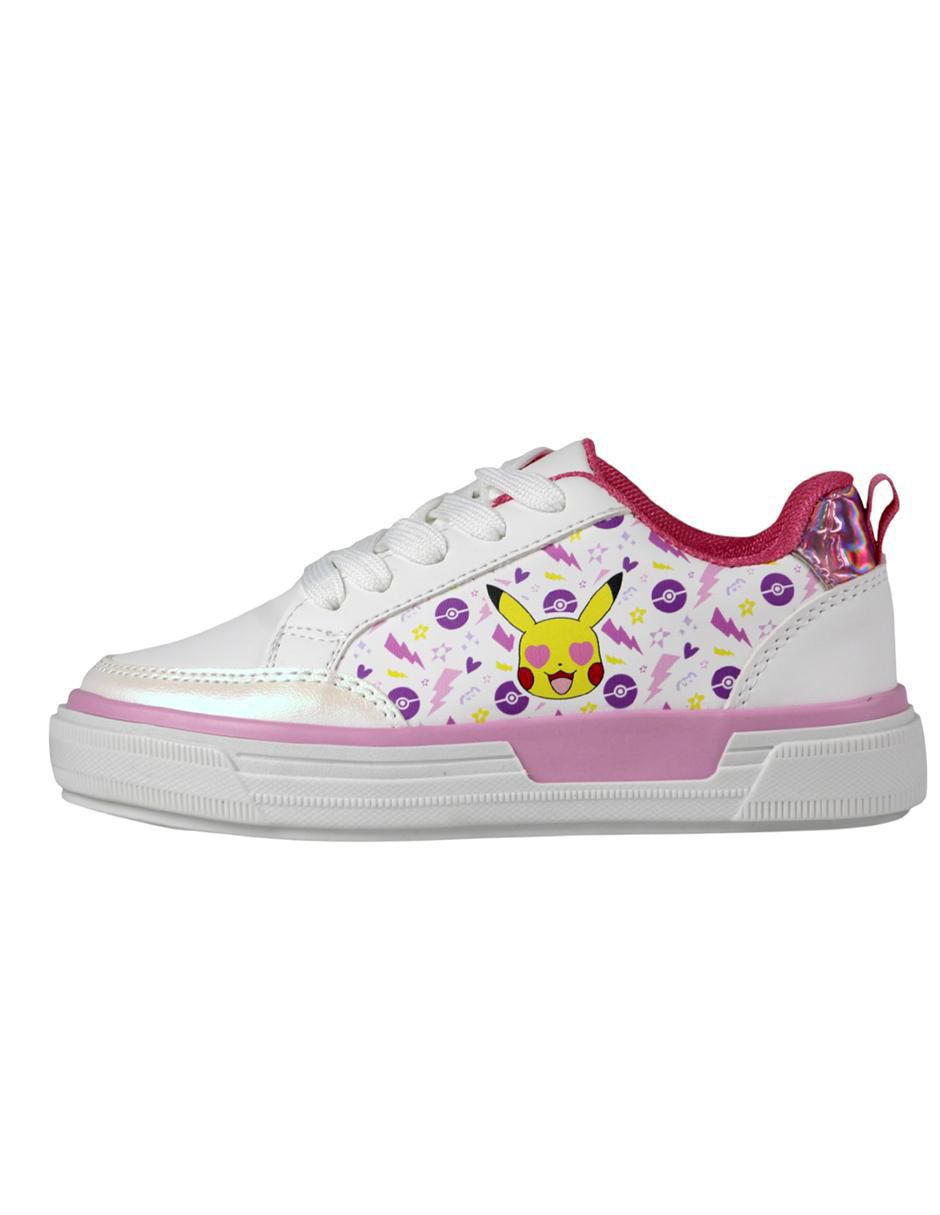 Tenis Kuali Shoes para niña Pokémon Pikachu