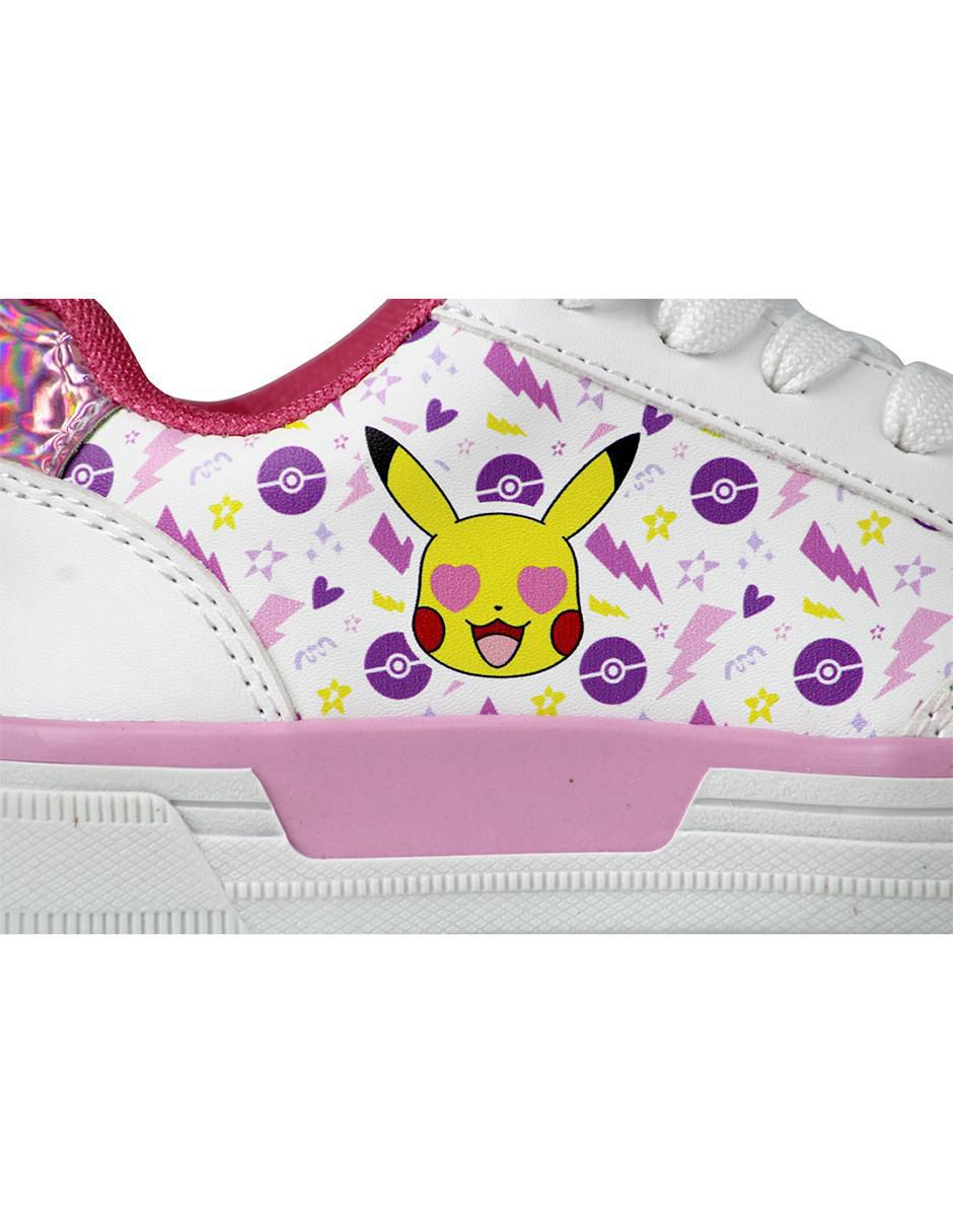 Tenis Kuali Shoes para niña Pokémon Pikachu