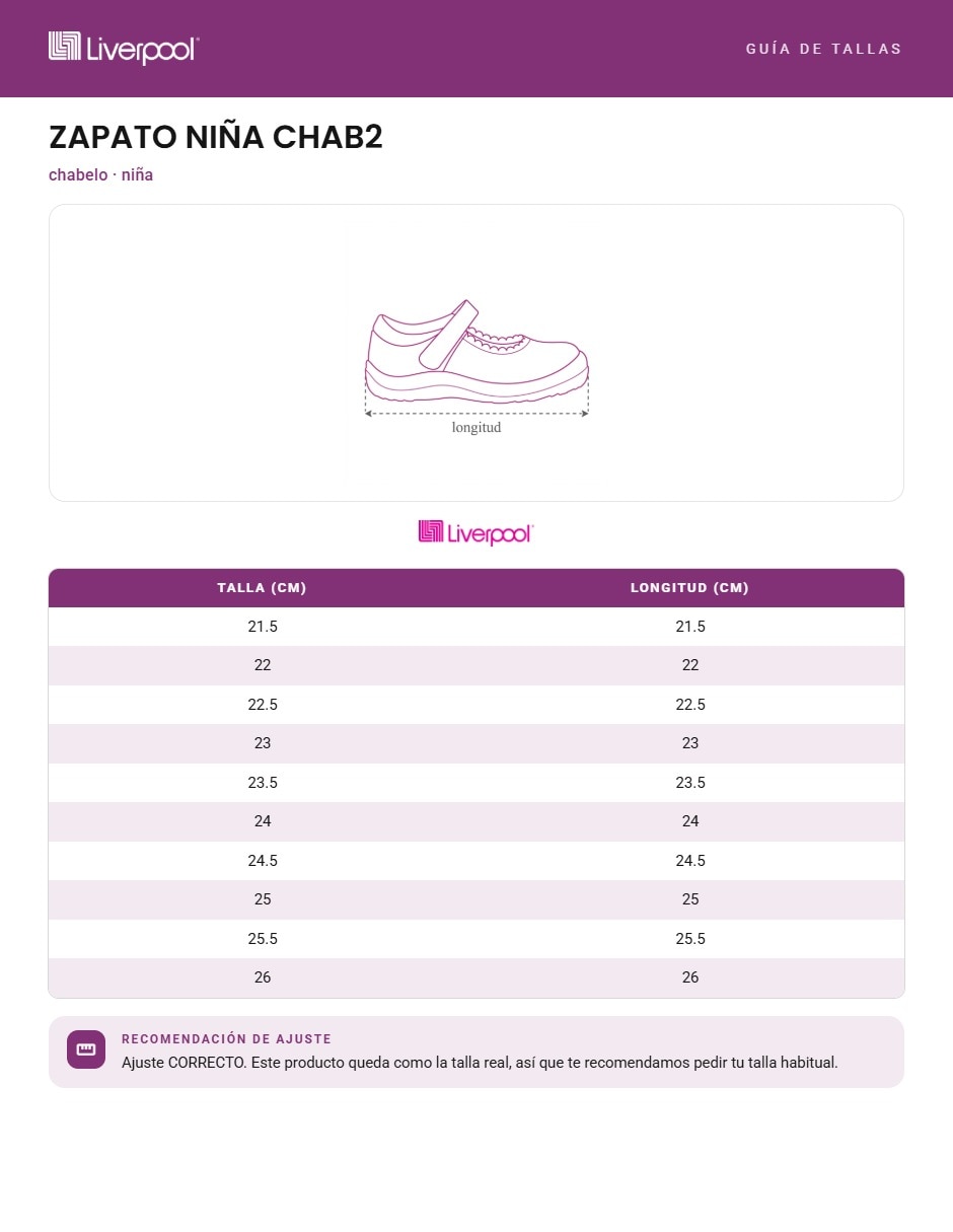 Zapato para niña