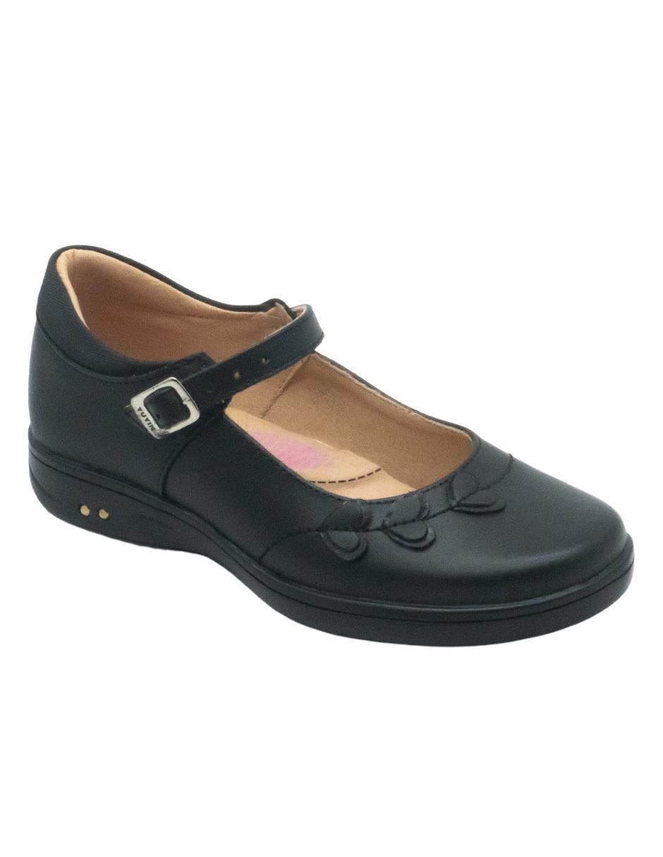 Zapato Back To School de piel para niña