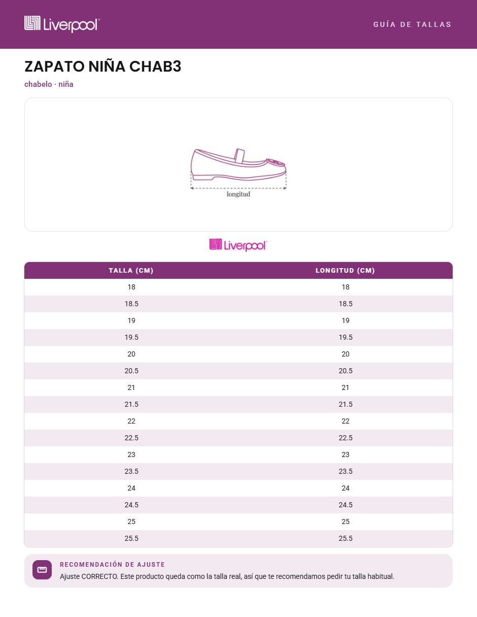 Zapato para niña