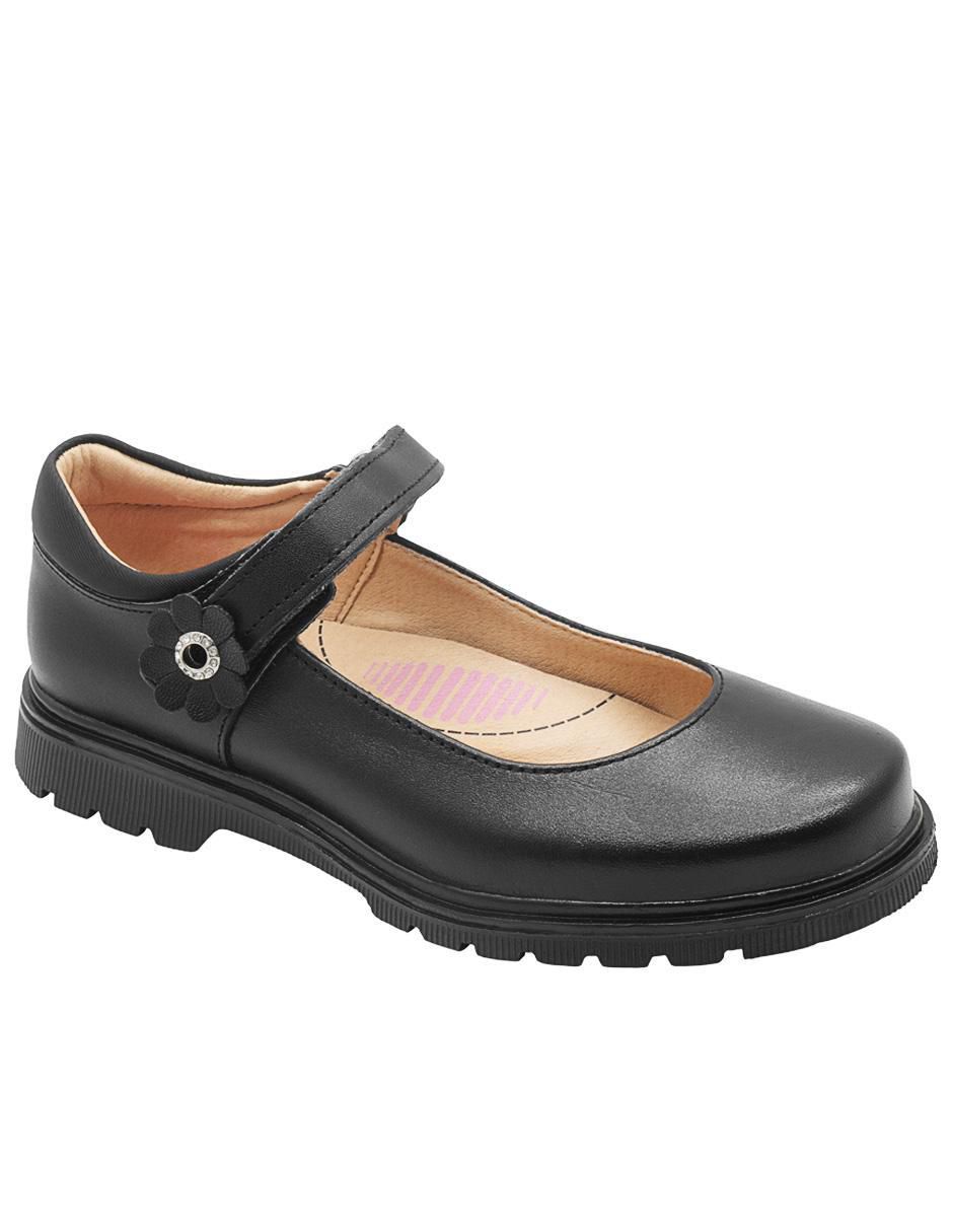Zapato Back To School de piel para niña