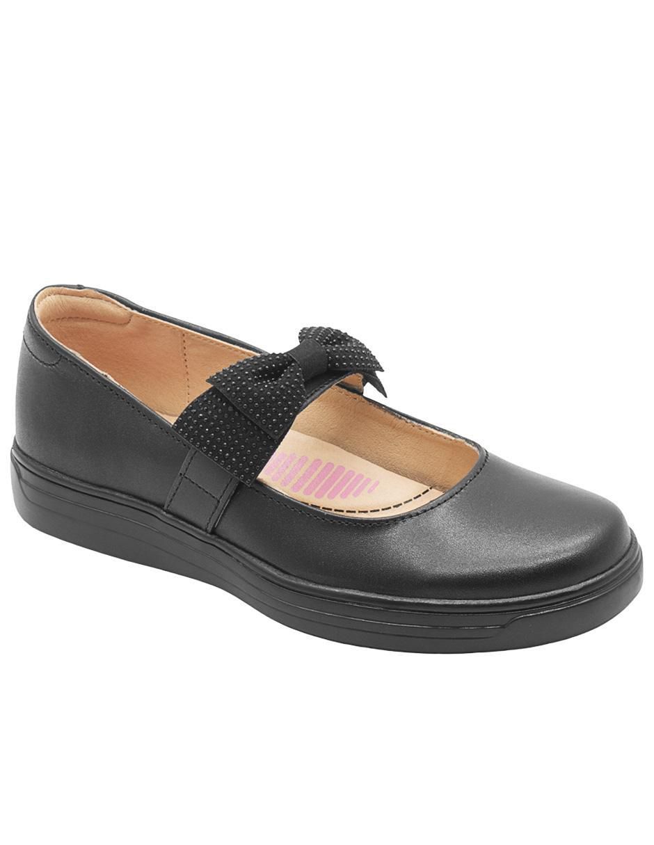 Zapato Back To School de piel para niña