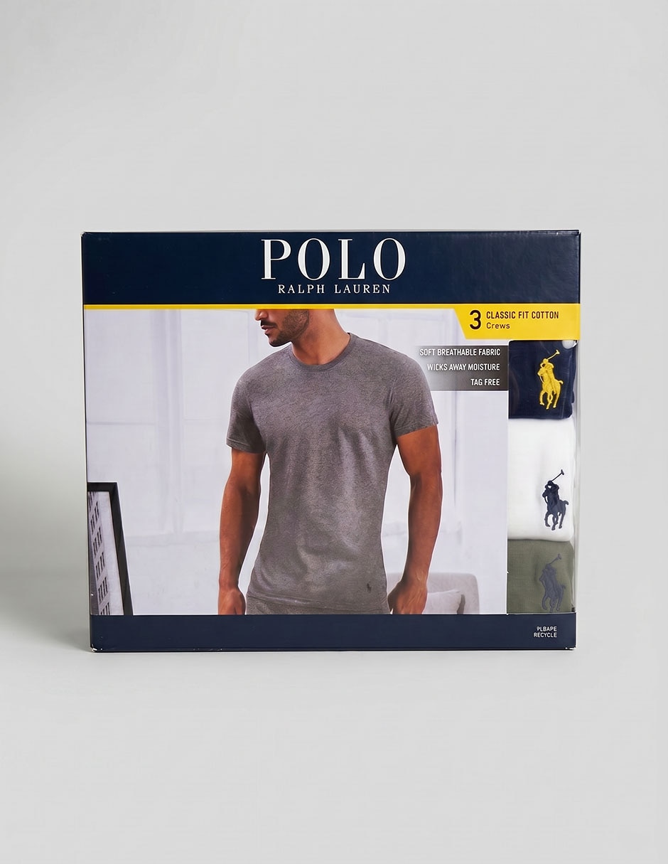 Camiseta polo rl cuello redondo para hombre