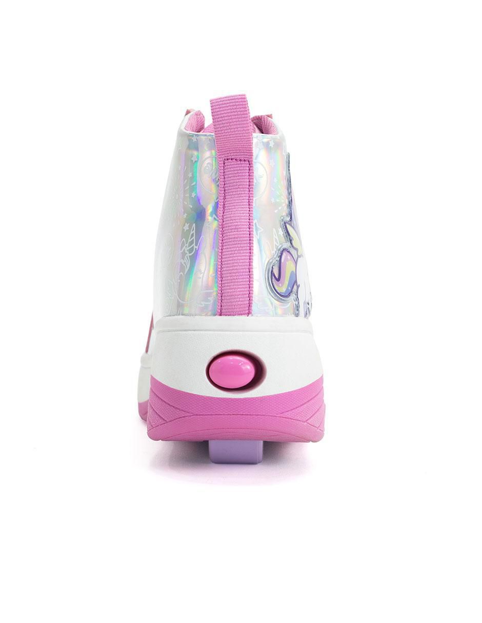 Tenis con ruedas para niña Magic Fireworks Unicornio