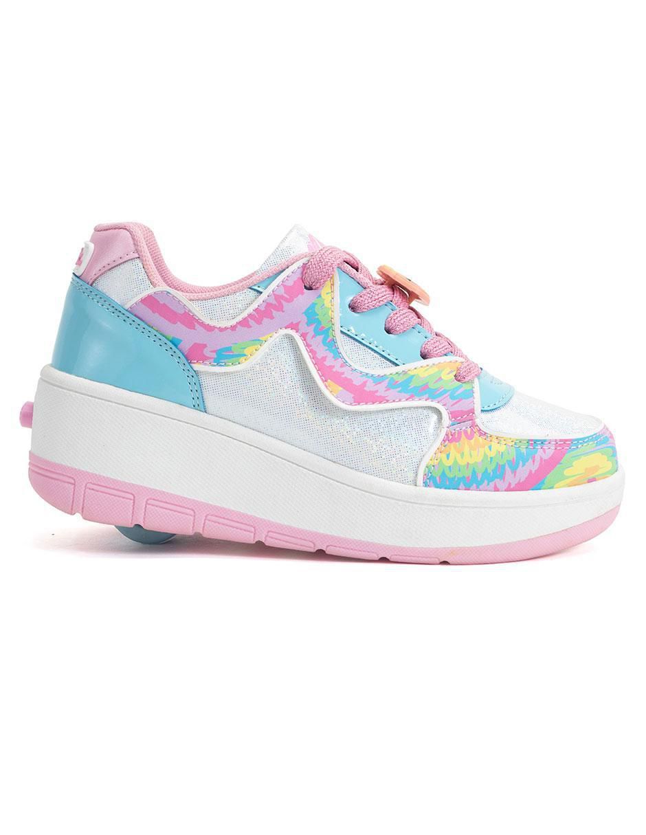 Tenis con ruedas para niña Onix Fun Doodles Multicolor 7