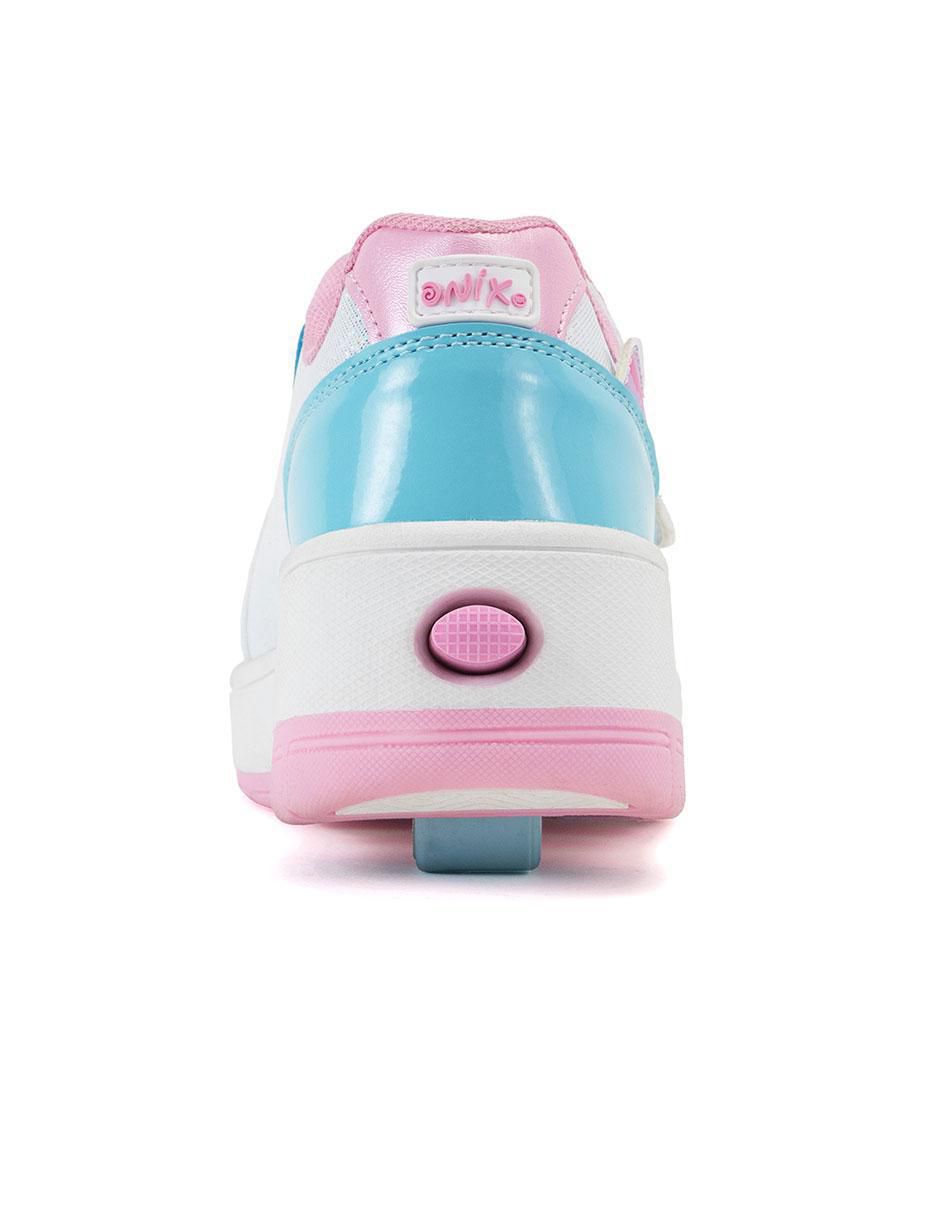 Tenis con ruedas para niña Onix Fun Doodles Multicolor