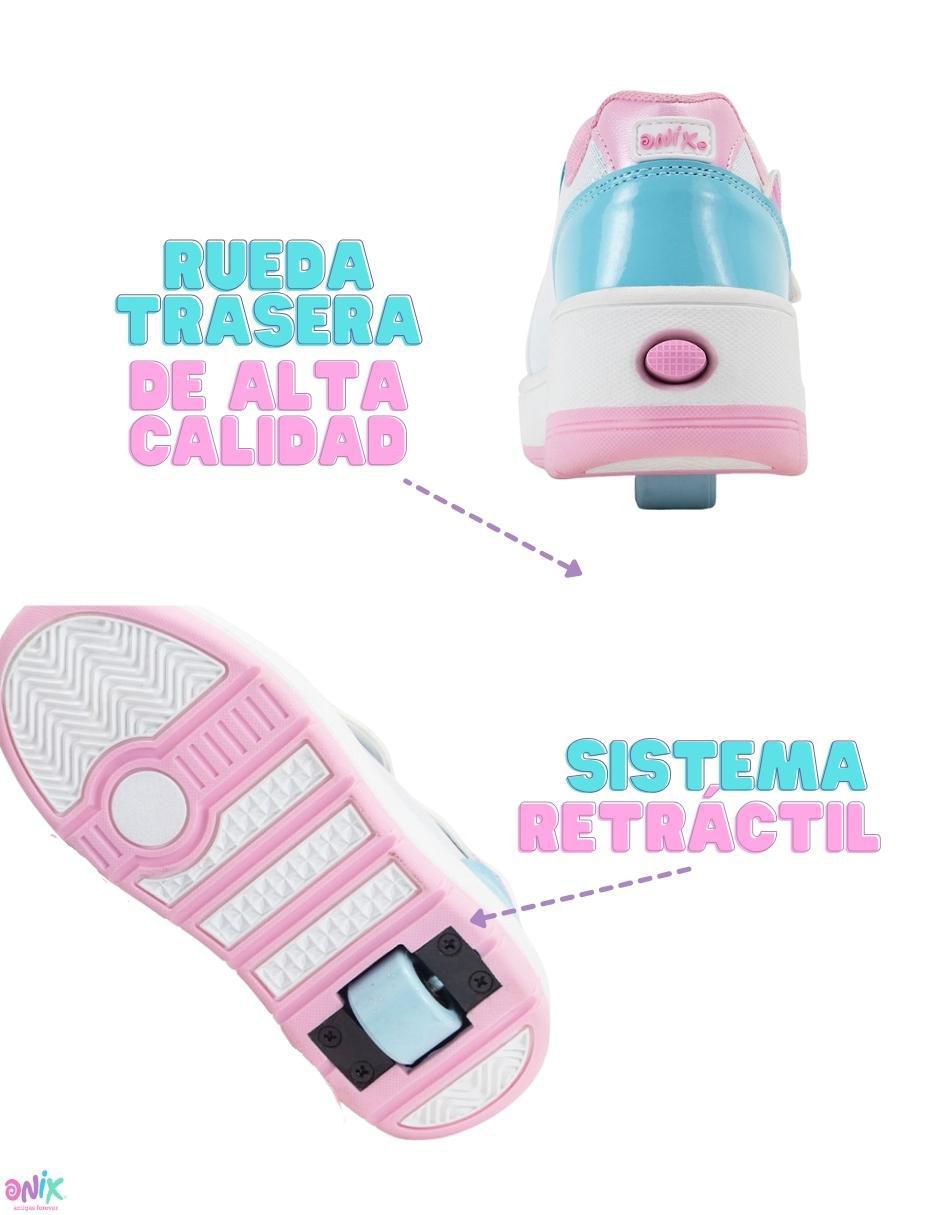 Tenis con ruedas para niña Onix Fun Doodles Multicolor