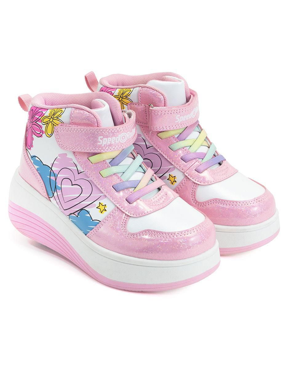 Tenis con ruedas para niña Doodles Rollers 5