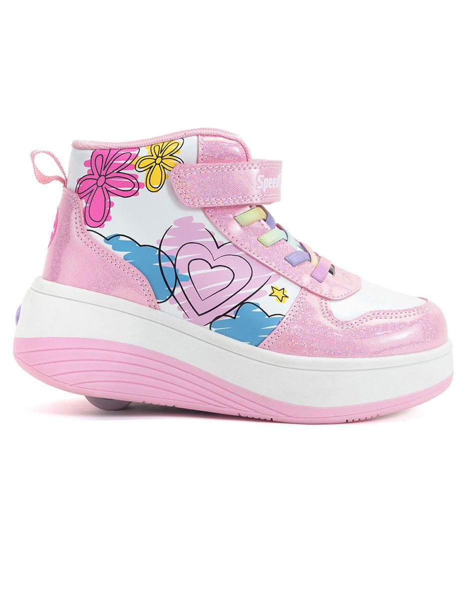 Tenis con ruedas para niña Doodles Rollers 7